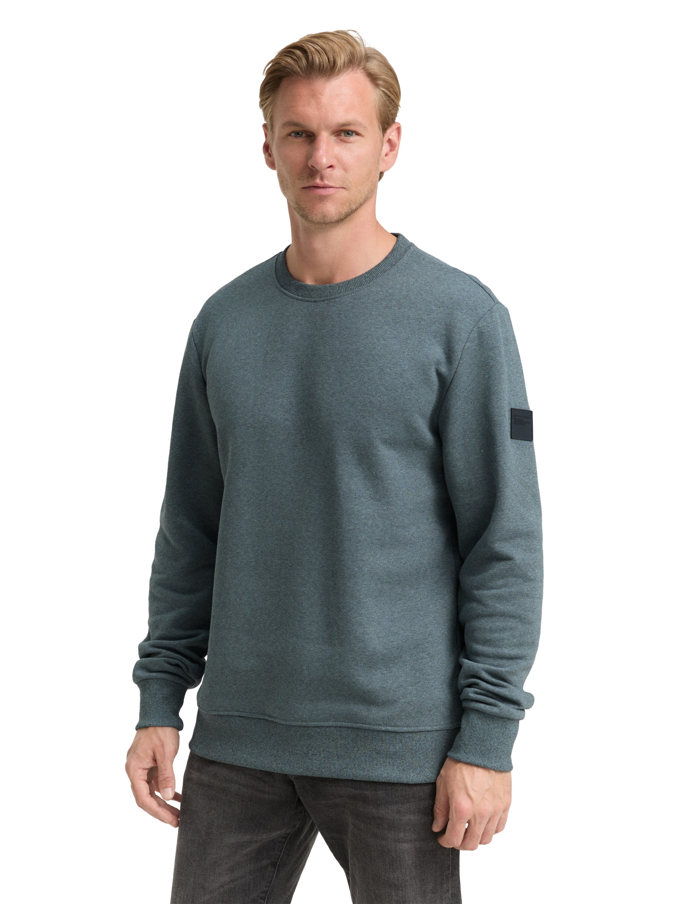 TOM TAILOR Sweatshirt , mit Logo Stickerei am Arm
