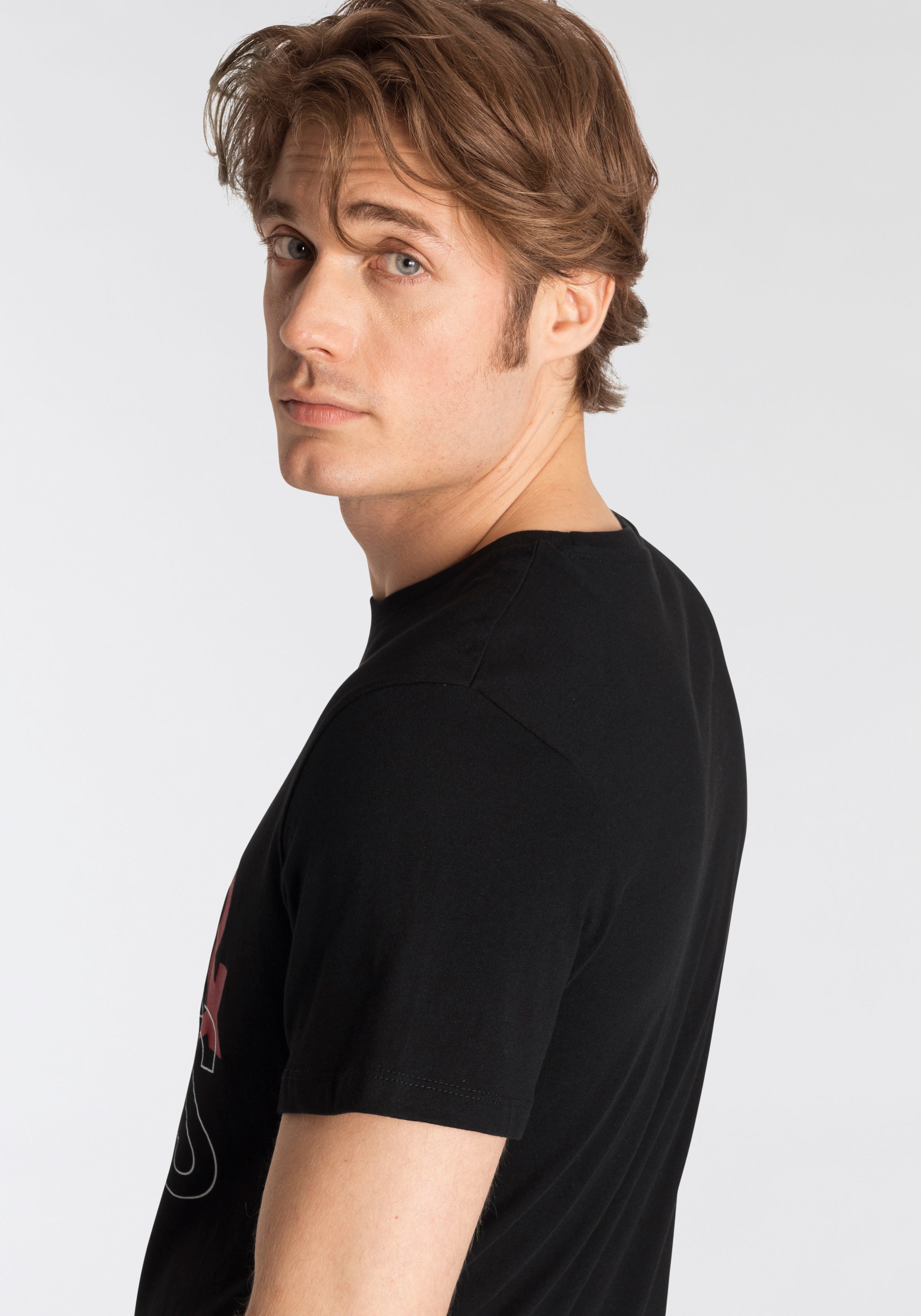 Thumbnail - Jack & Jones T-Shirt "JCOKOMPO Kurzarm-Design mit Print und optimaler Passform" Print, modisch, regular fit, Baumwolle, ...