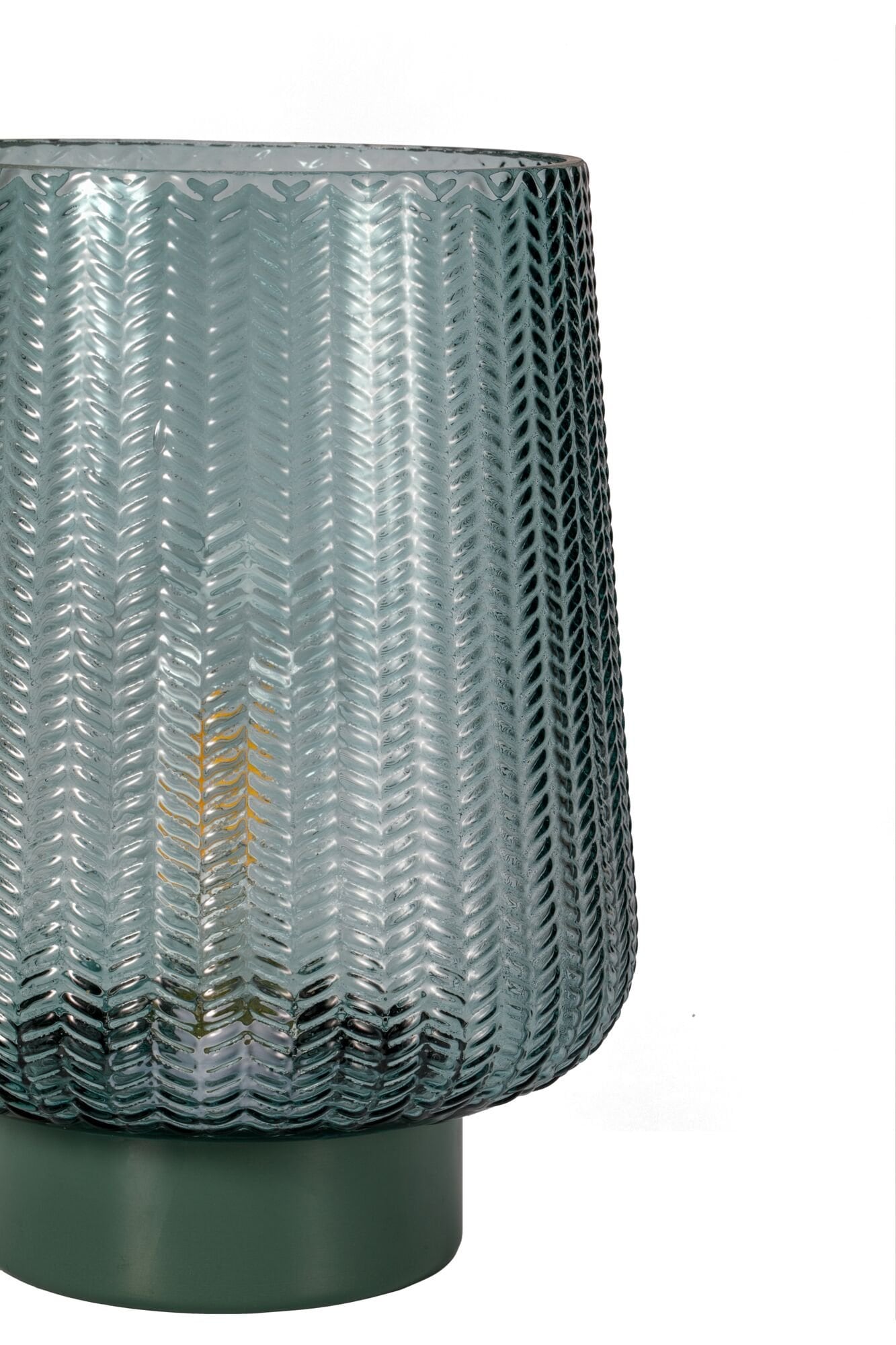 Pauleen LED Tischleuchte »Pretty Glamour mobile Türkis Glas/Metall« E27 Warmweiß E27, Timer Batterie