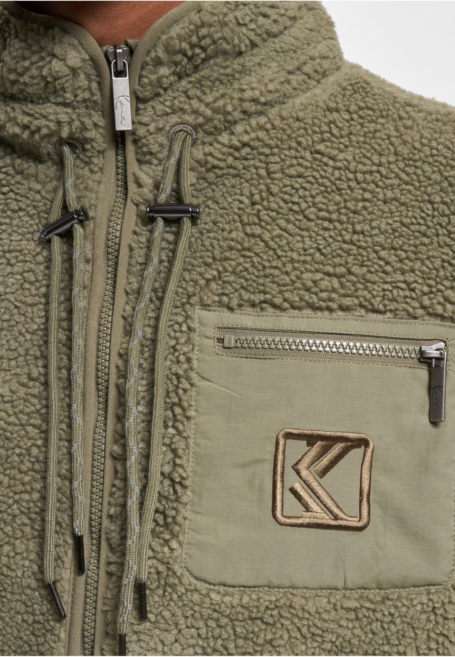 Karl Kani Winterjacke »Karl Kani Herren KM234-007-2 KK OG Teddy Trackjacket«, (1 St.), ohne Kapuze