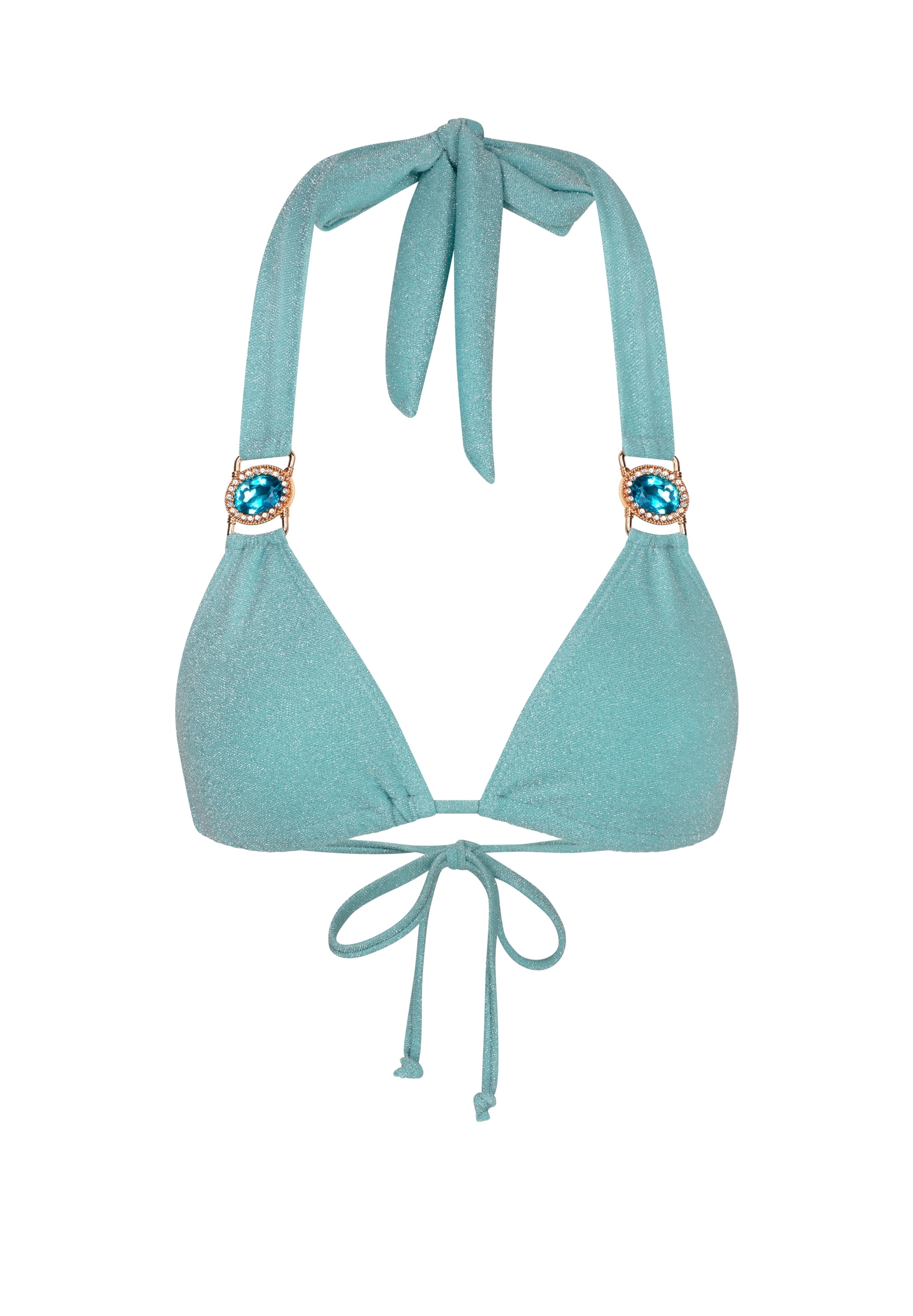 Moda Minx Triangel-Bikini-Top »Lumiere Amour Triangle«, (1 St.), mit tollem Steinbesatz