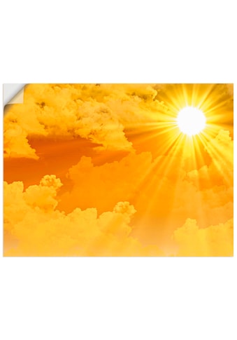 Artland Paveikslas »Warme Sonnenstrahlen« Himm...