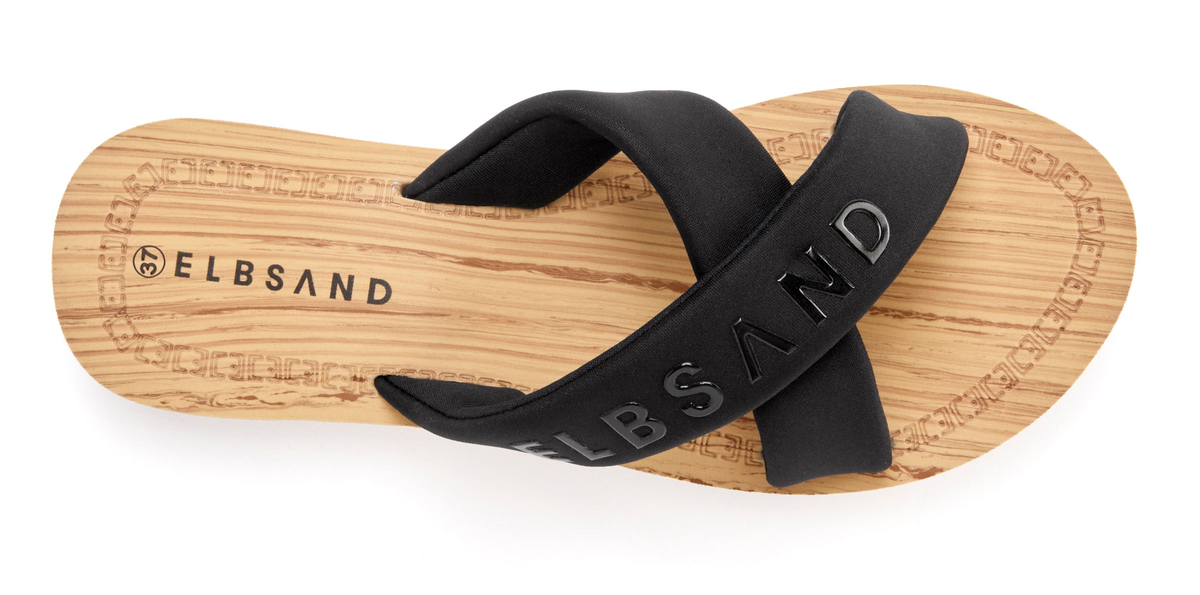 Elbsand Badepantolette »Badeschuhe, Badeschlappe, Sommerschuhe, Pantolette,Badelatsche«  Sandale mit wasserabweisender und ultraleichter Sohle VEGAN