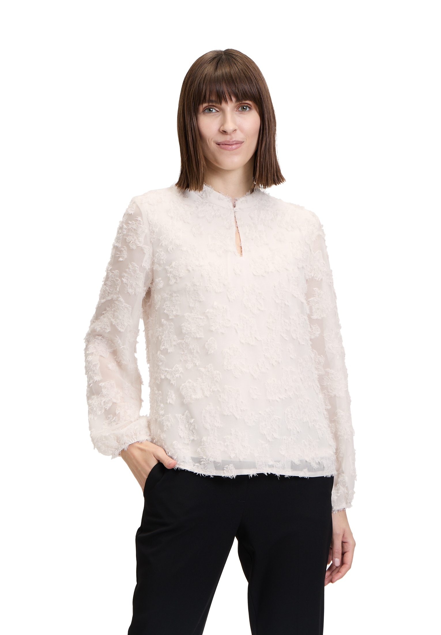 Betty&Co Schlupfbluse "Betty & Co Damen Schlupfbluse mit Muster" günstig online kaufen