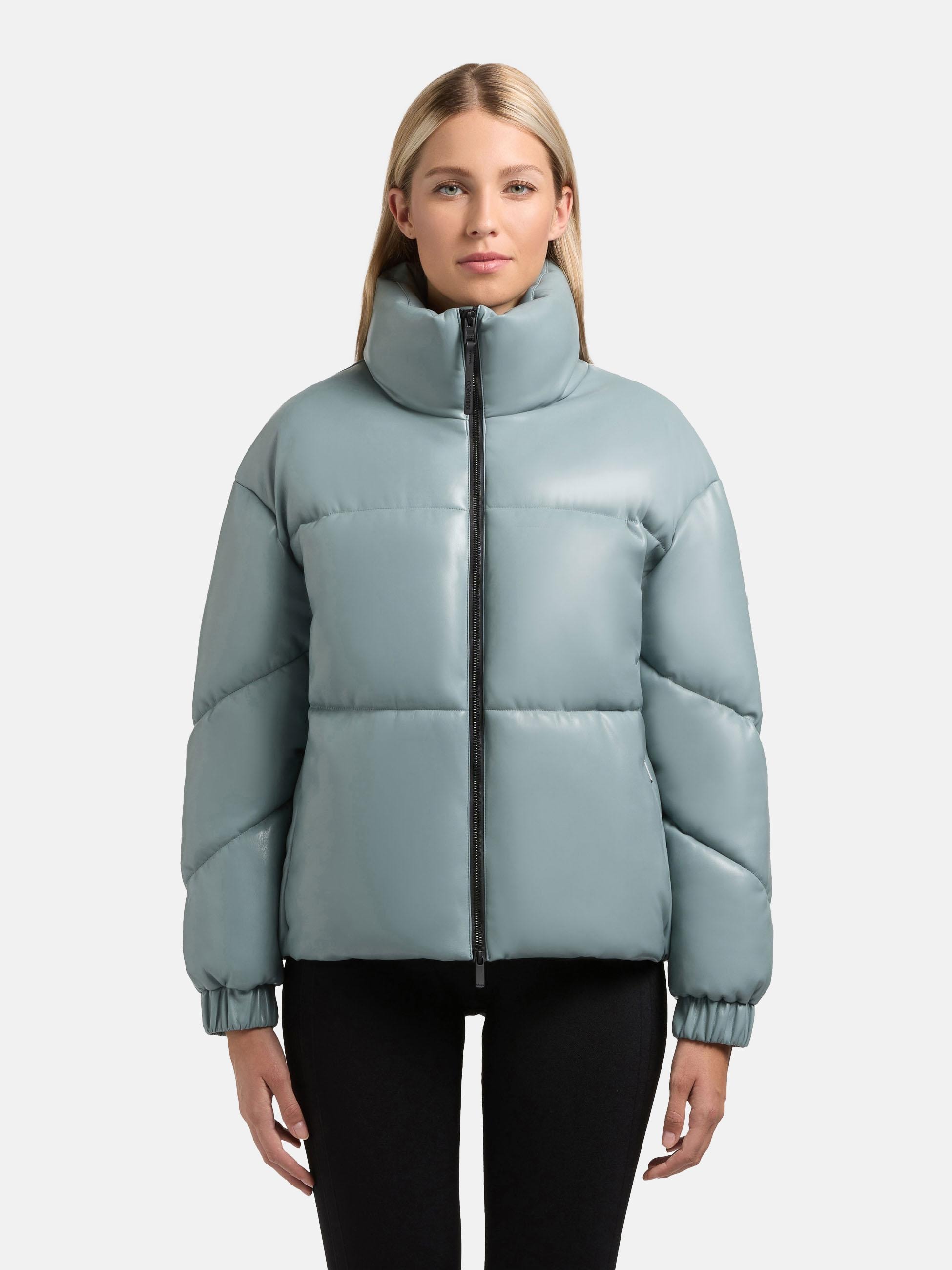 khujo Steppjacke "Khalia" ohne Kapuze Gesteppte Damen Winterjacke in Ledero günstig online kaufen