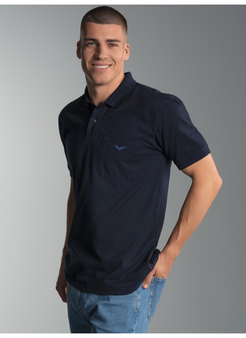 Thumbnail - Trigema Poloshirt "TRIGEMA Polohemd mit Brusttasche" 1 Stk.