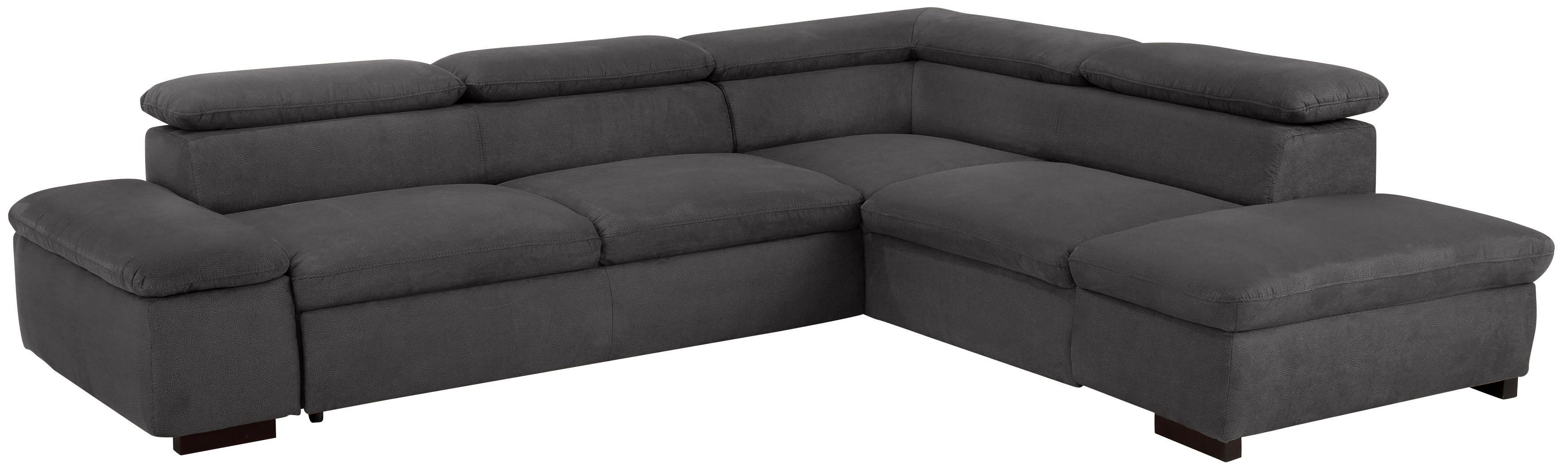 OTTO home Ecksofa "Alberto L-Form" mit Kopfteilverstellung, wahlweise mit Schlaffunktion