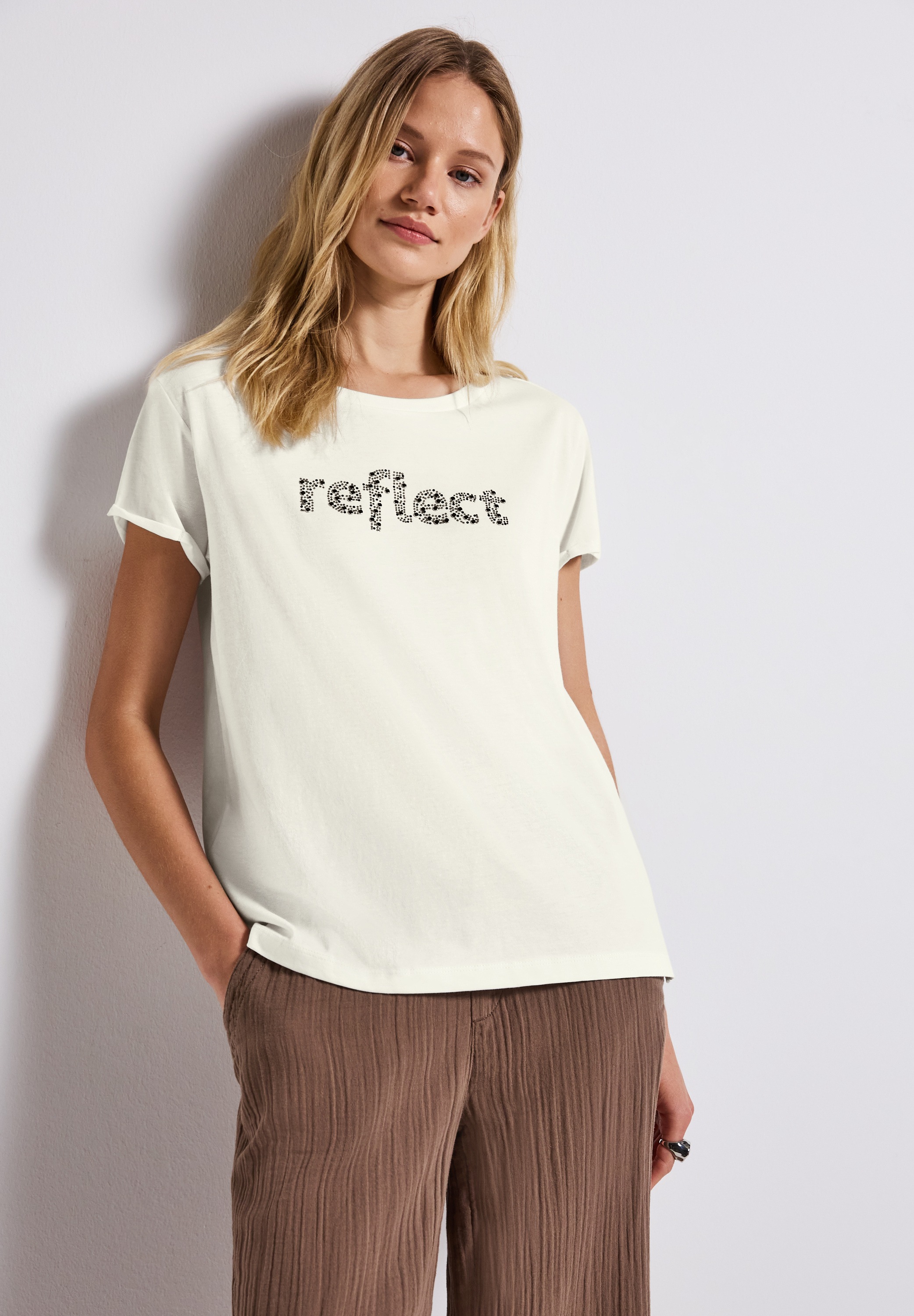 STREET ONE T-Shirt im soften Baumwoll-Mix