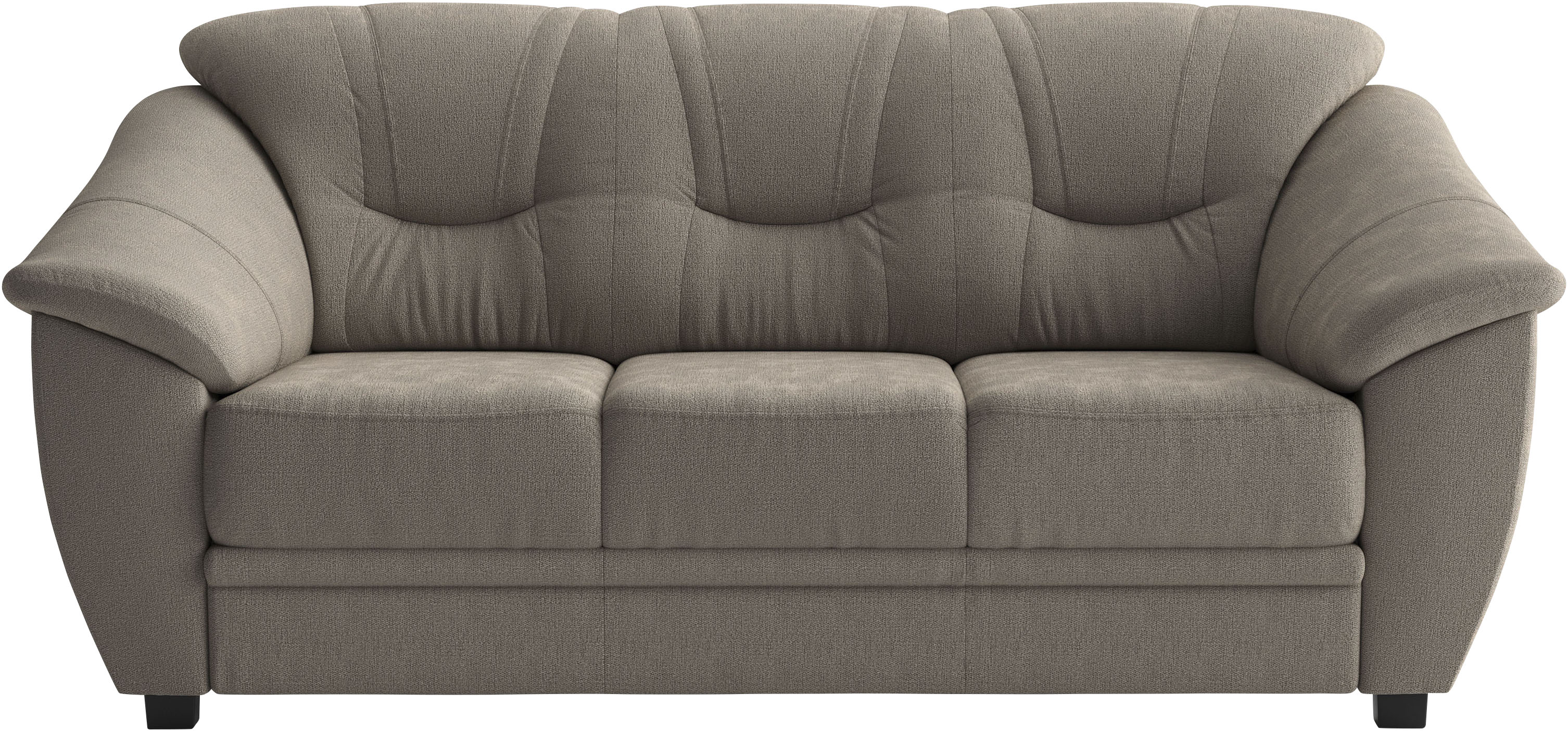sit&more 3-Sitzer "Savona, B: 198 cm, Federkern, Komfortsitzhöhe 46 cm" optional Schlaffunktion, Liegefläche 190x137cm, Stoff- & Lederauswahl