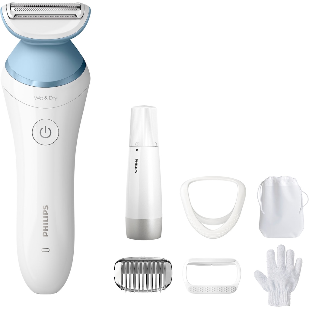 Philips Elektrokörperrasierer »SatinShave Advanced BRL166/91«, 3 St. Aufsätze