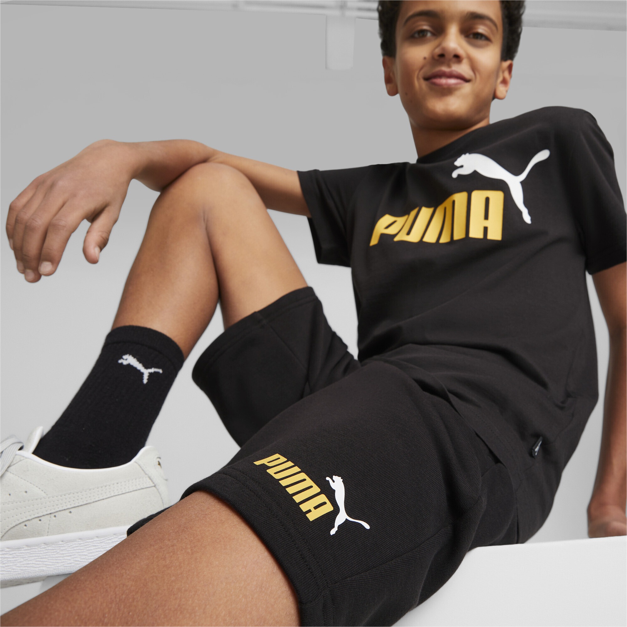 PUMA Sporthose »Essentials+ Two-Tone Jugend Shorts« | bestellen BAUR