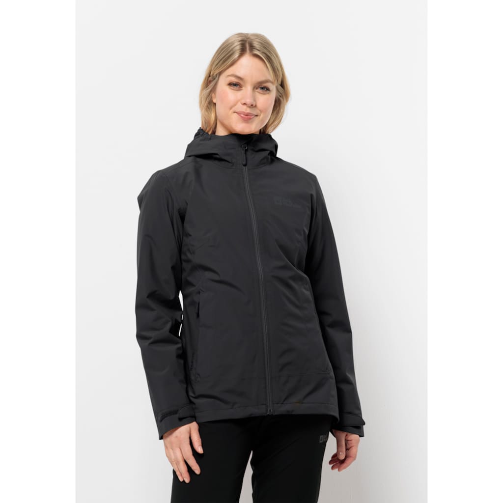 Jack Wolfskin 3-in-1-Funktionsjacke »MOONRISE 3IN1 JKT W«, (2 teilig), mit Kapuze