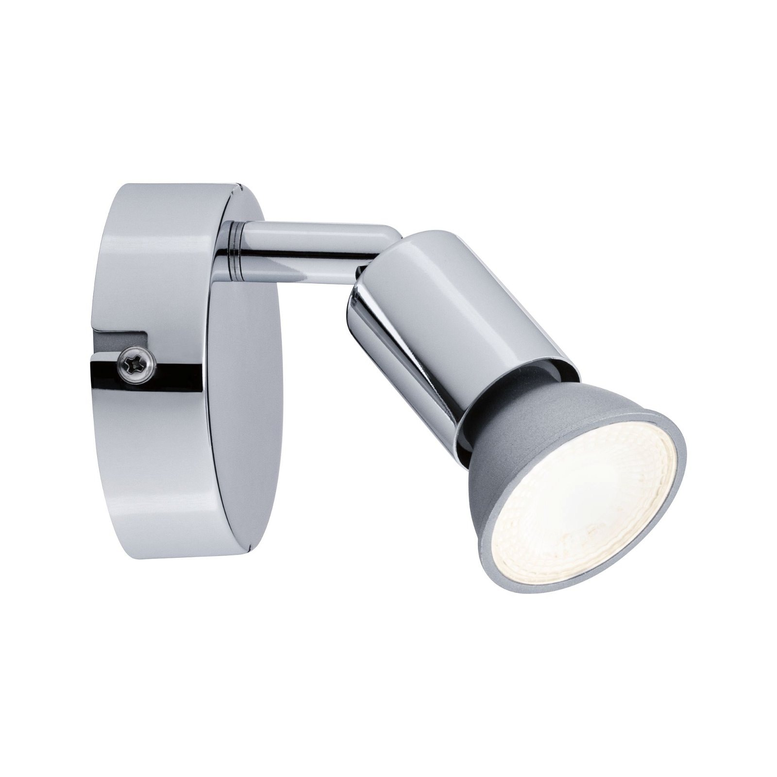 Paulmann Wandleuchte »Carolina«, 1 flammig-flammig, Spotlight IP44 max. 1x10W Chrom 230V Metall, GU 10