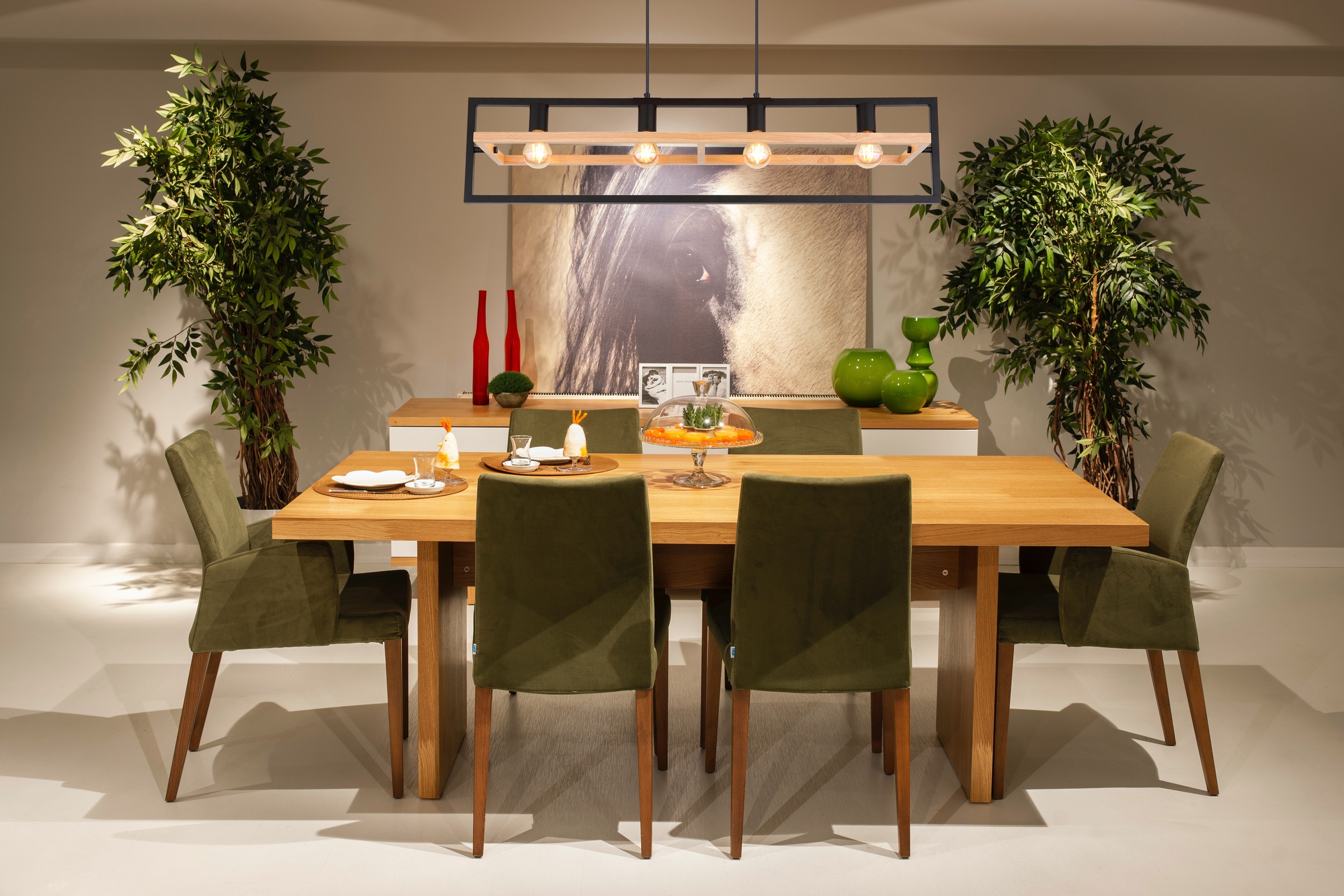 GLOBO LIGHTING Hängeleuchte »ERICA«, Leuchtmittel E27 | ohne Leuchtmittel, Hängelampe/Pendelleuchte/Esszimmer/Wohnzimmer/Esstisch