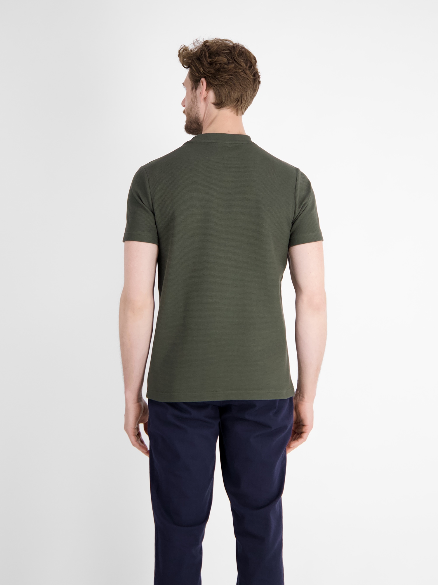 LERROS T-Shirt »LERROS Herren T-Shirt in Strukturqualität«