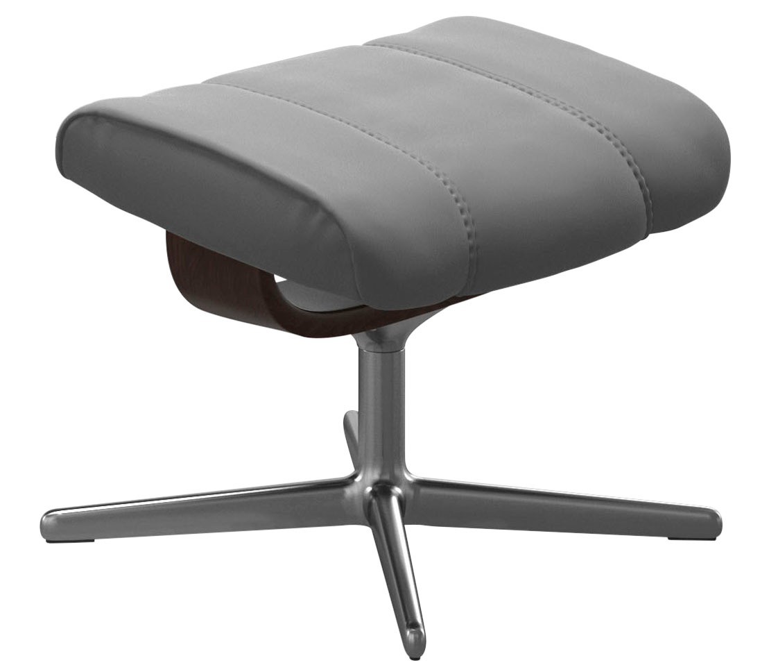 Stressless® Fußhocker »Consul«, mit Cross Base, Größe S, M & L, Holzakzent Braun