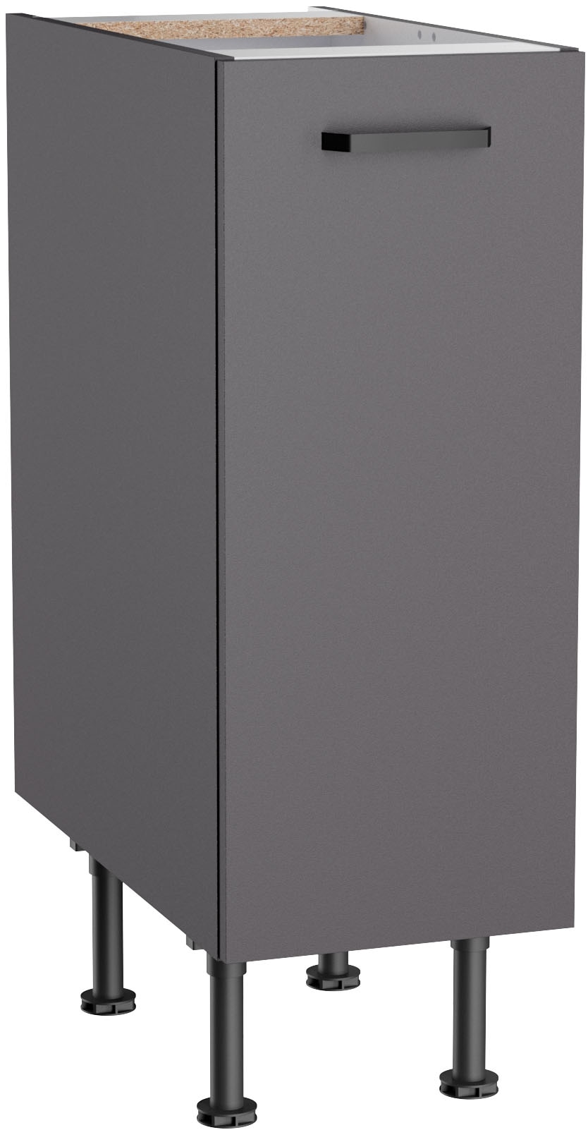 KOCHSTATION "KS-Paula" 30 cm breit, 87 cm hoch, mit 1 Auszug, 2 Ablagefächern