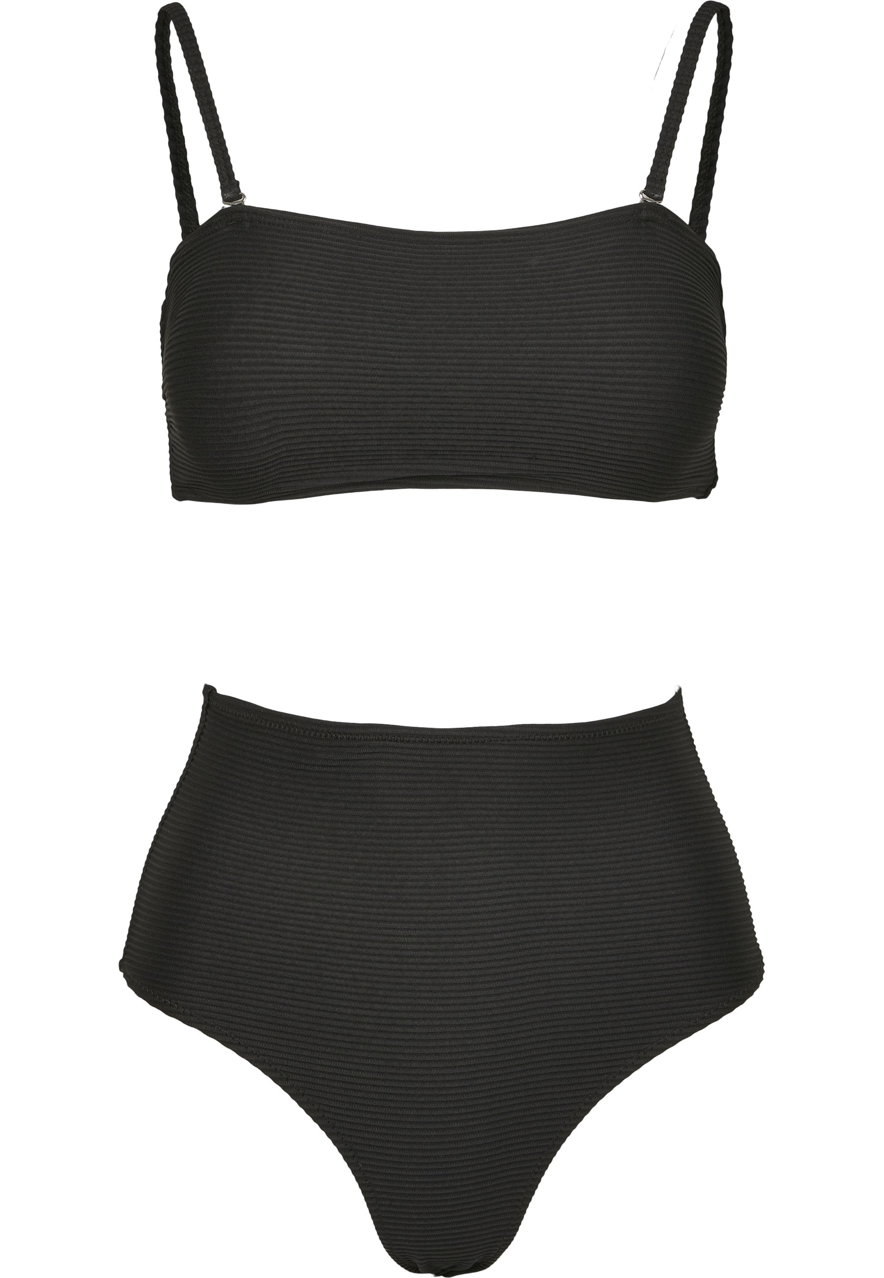 URBAN CLASSICS Triangel-Bikini "Urban Classics Damen Ladies High Waist Band günstig online kaufen