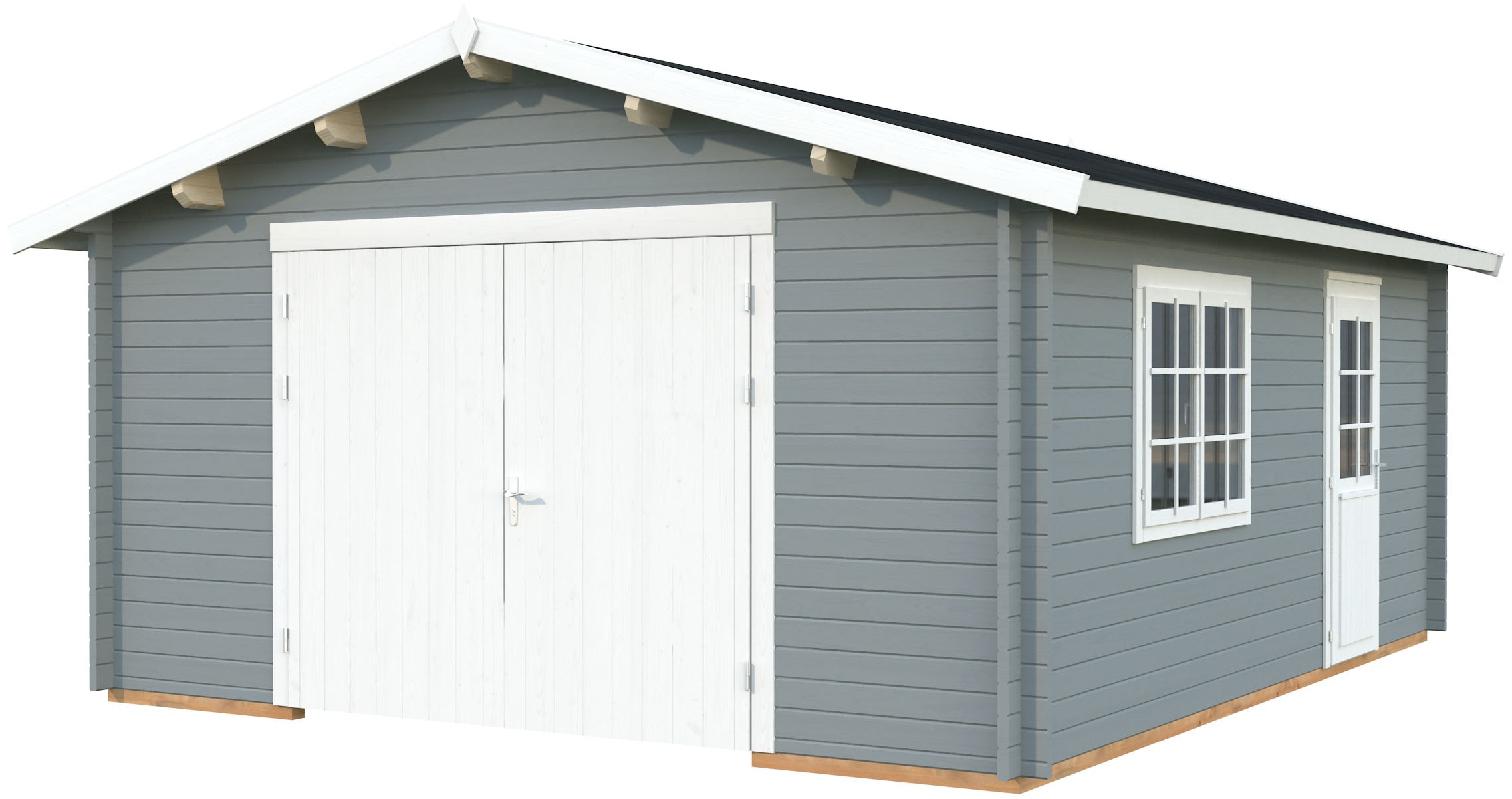 Palmako Garage "Roger, mit Holztor" BxTxH: 514x598x287 cm