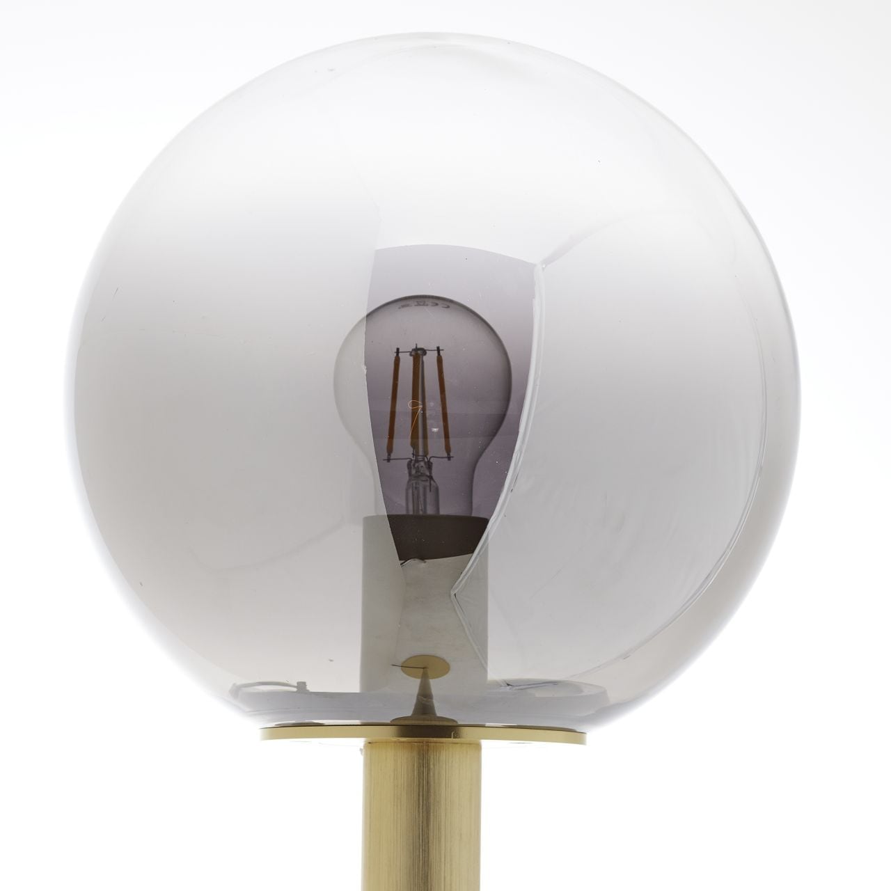 Brilliant Stehlampe »Gould«, 1 flammig-flammig, x Standleuchte mit Höhe Fassung E27 25cm | BAUR - Ø - Rauchglas 146cm