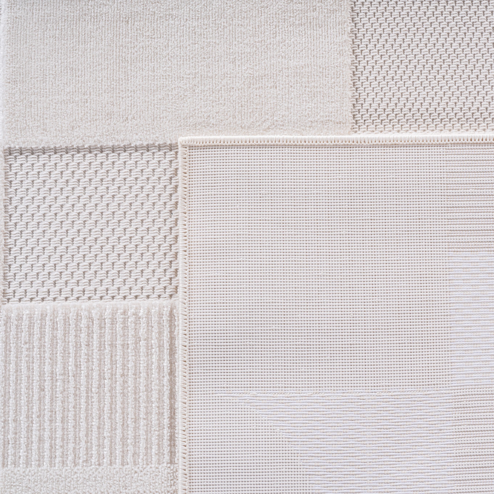 Ayyildiz Teppiche Teppich »DOHA 1651«, rechteckig, 4 mm Höhe, 3D Hoch-Tief-Effekt, leichter Kurzflor, Läufer, In- und Outdoor