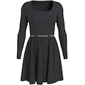 Calvin Klein Jeans Skaterkleid »LOGO ELASTIC LONG SLEEVE DRESS« für kaufen  | BAUR