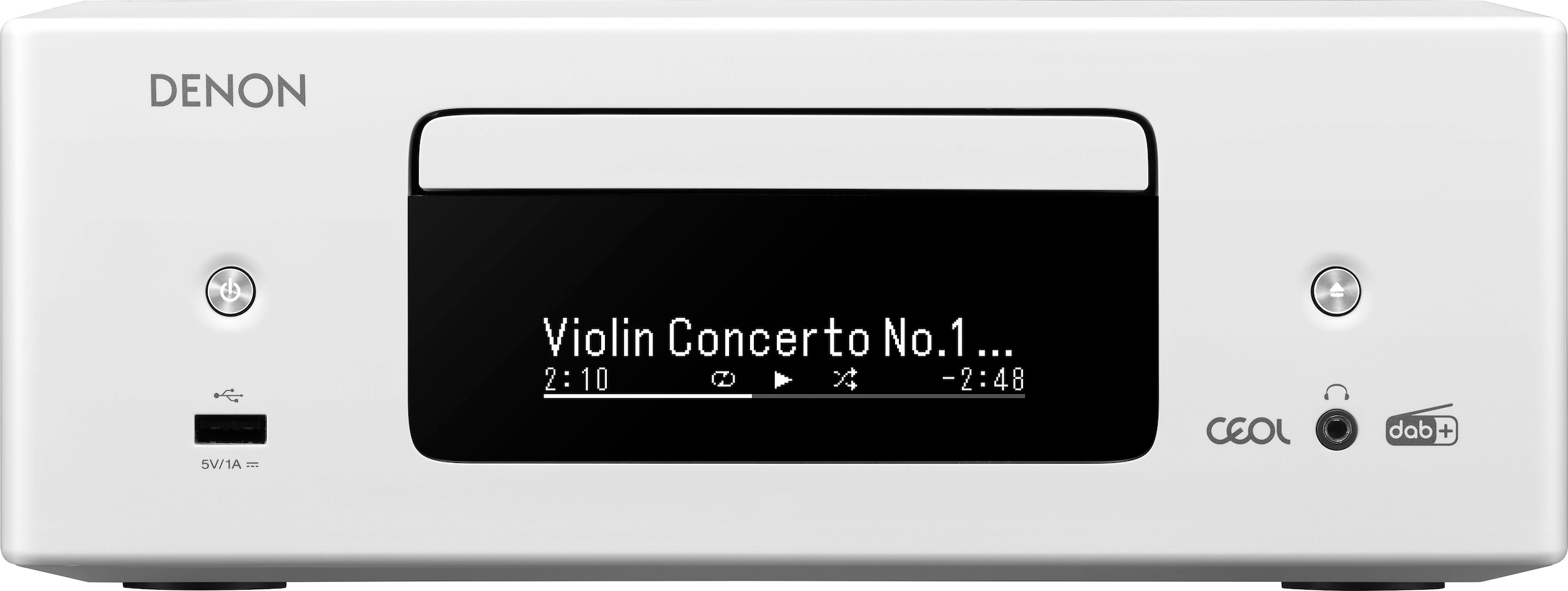 Denon Netzwerkplayer »RCD-N12DAB«, (Bluetooth-NFC-WLAN)