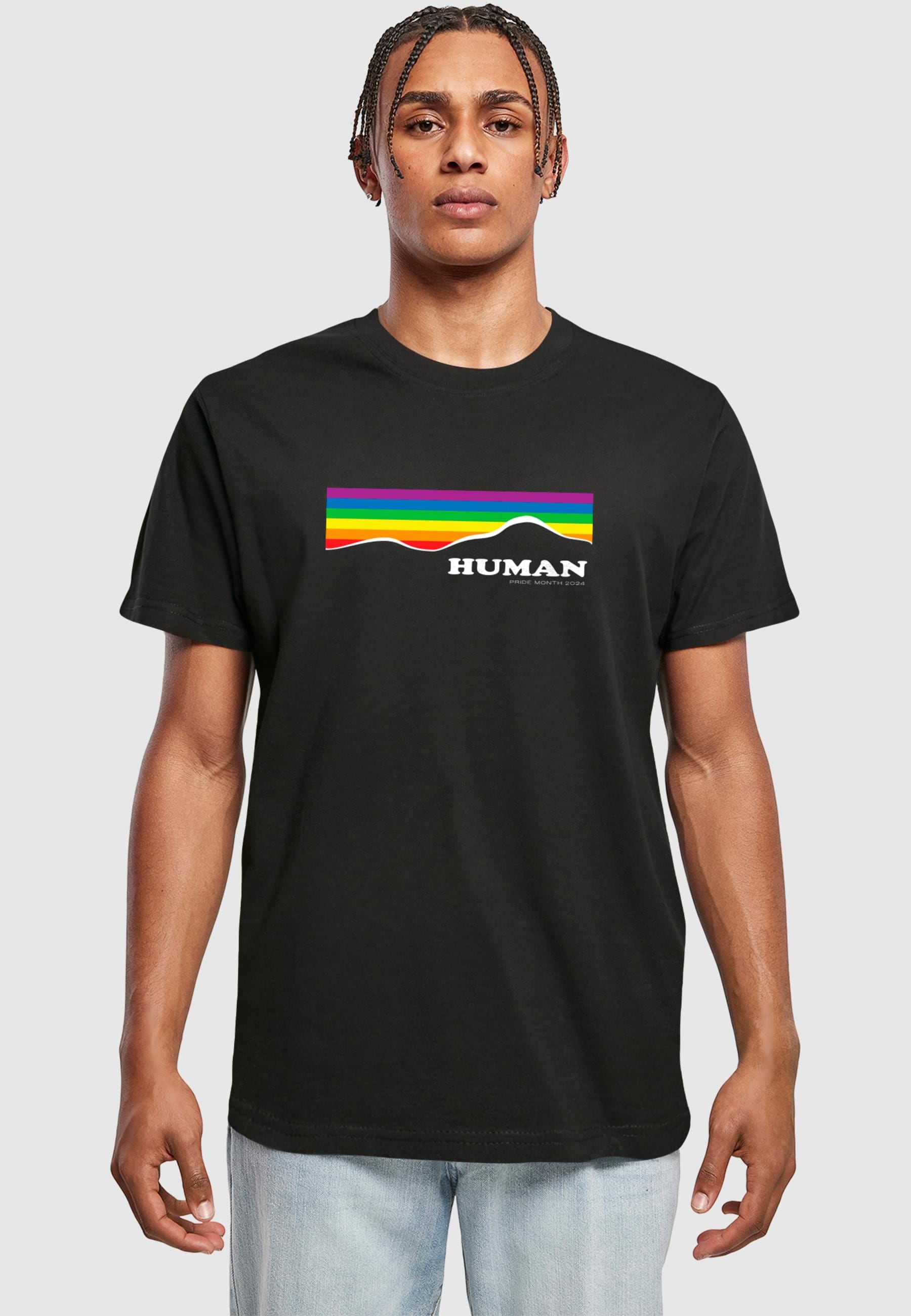 MisterTee T-Shirt »MisterTee Human Pride Tee«, (1 tlg.)