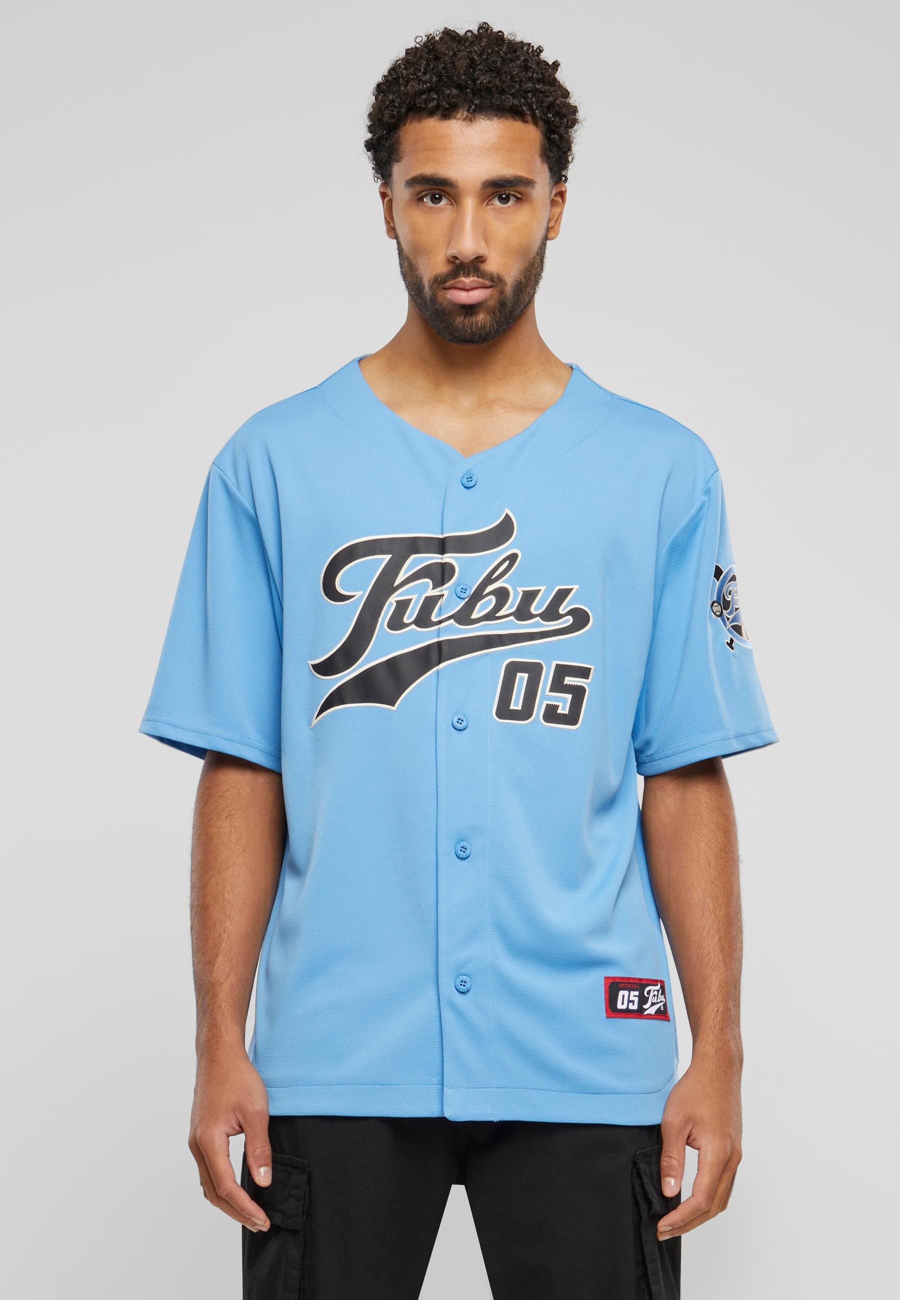 Fubu T-Shirt »Fubu Herren FM241-007-3 Fubu Varsity Baseball Jersey« 1 Stk. tlg.