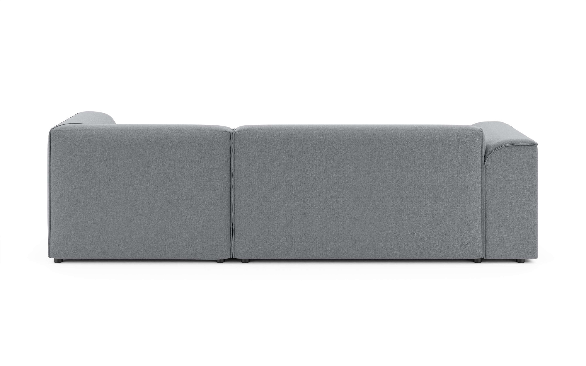 INOSIGN Ecksofa »MERID L-Form (257 cm), zeitlos & stilvolles Design,«, Aufwendig gepolstert, in Cord, Chenille und Struktur