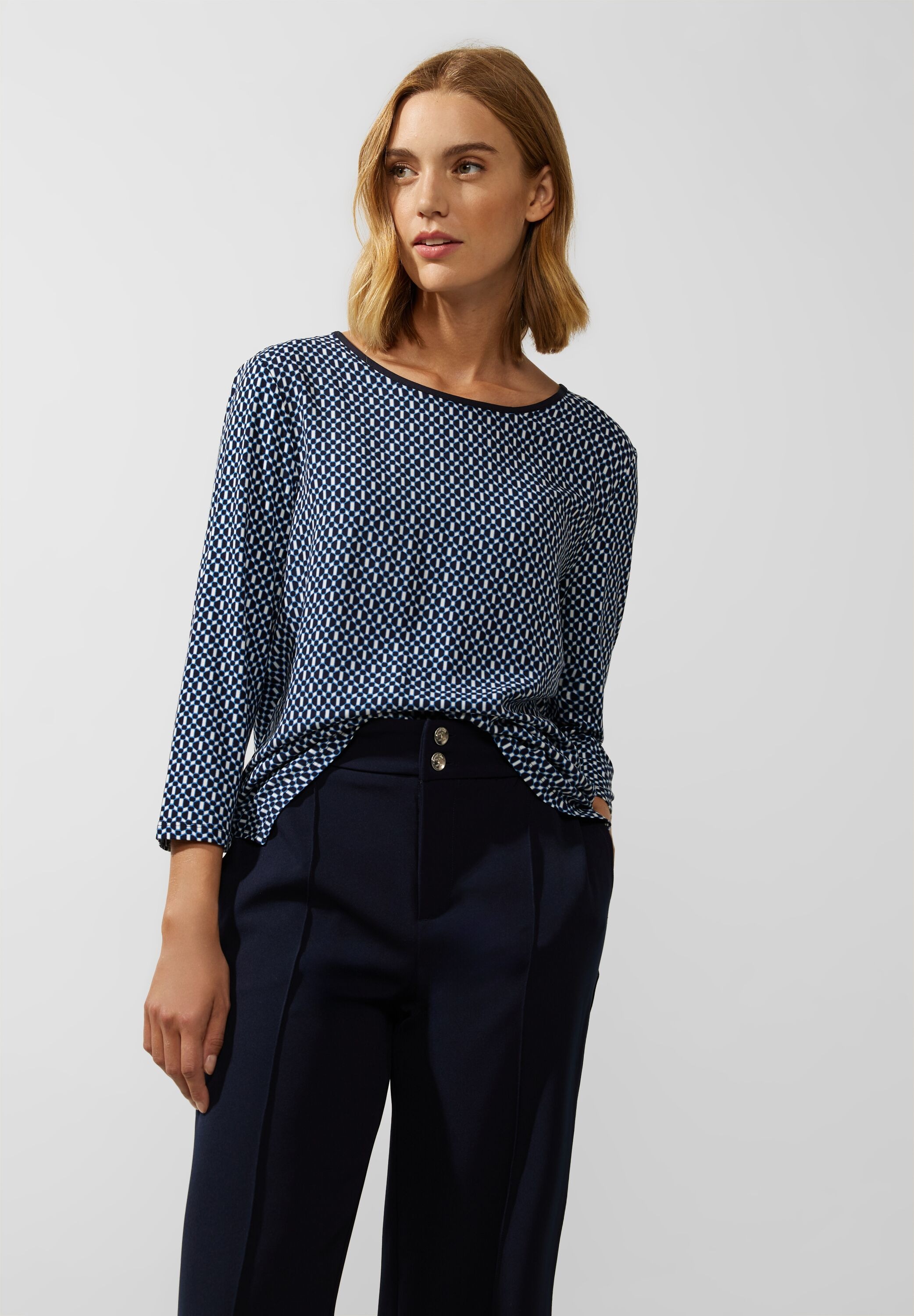 STREET ONE 3/4-Arm-Shirt, mit 3/4 Ärmeln