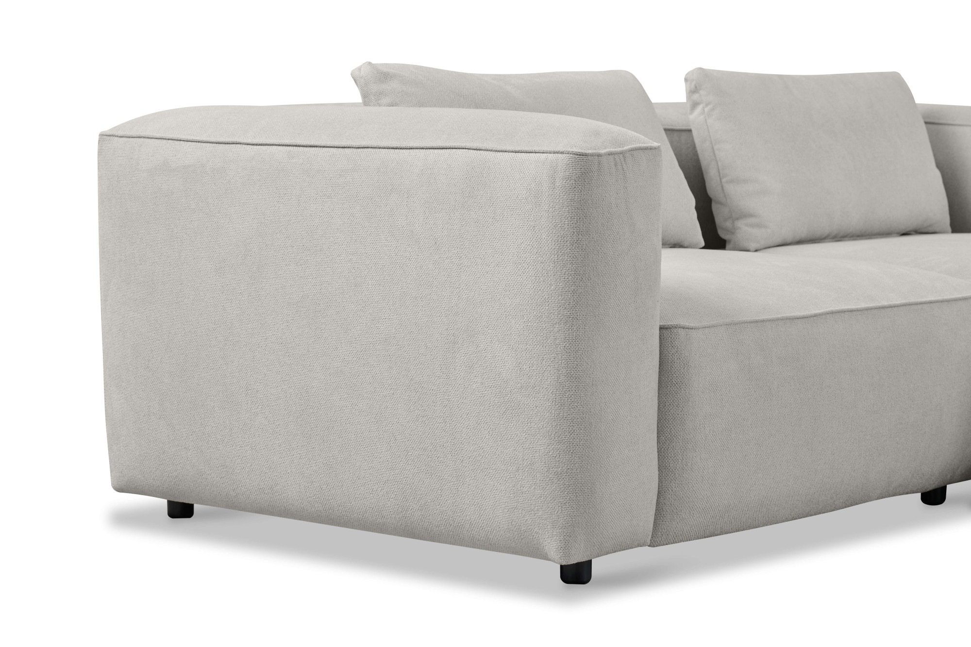 andas Ecksofa »Tvinnet«, Breite 228 cm, extra tiefe Sitzfläche, kubisches Sitzvergnügen
