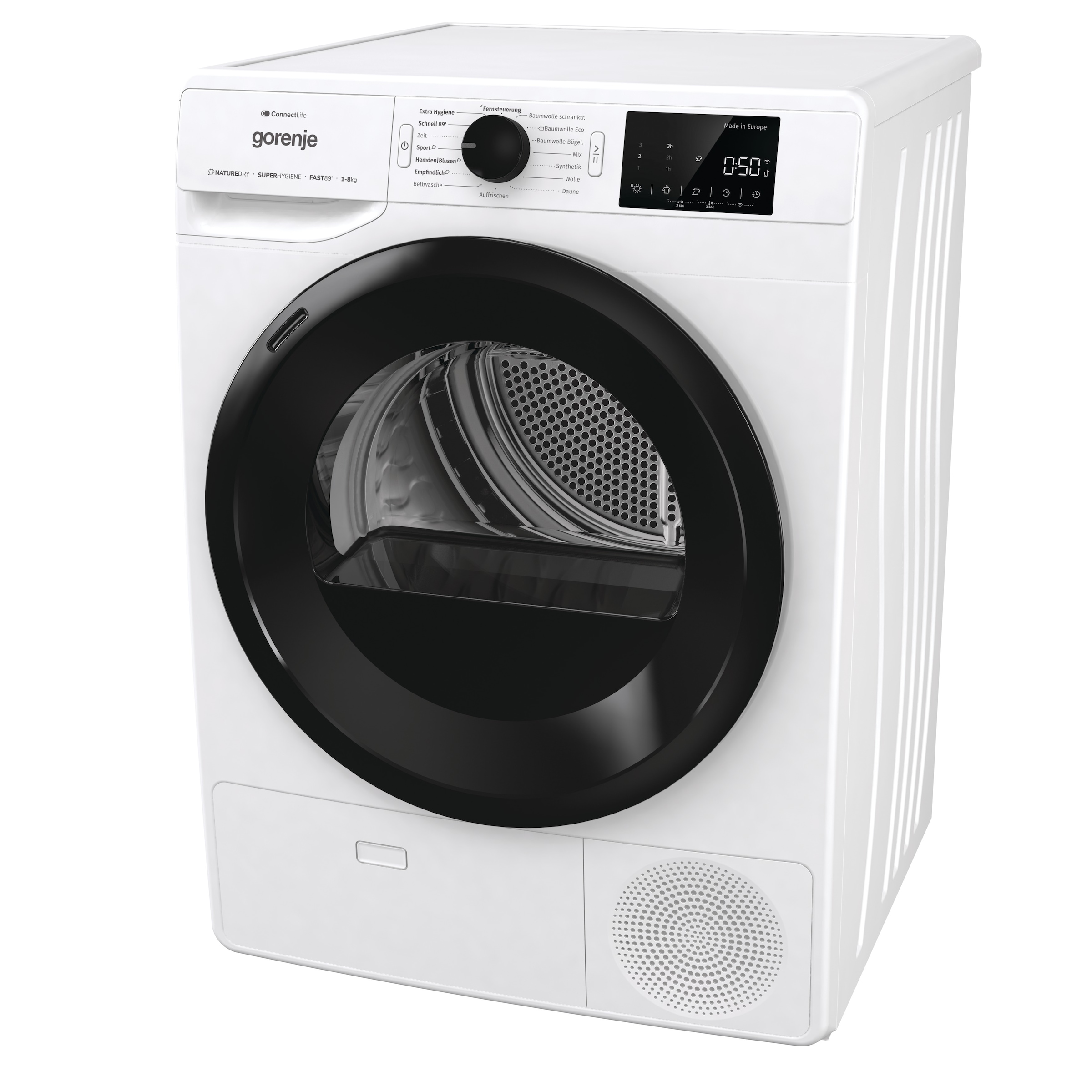 GORENJE Wärmepumpentrockner »DPNE 82/GN«, 8 kg, NatureDry - schonendes Trocknen