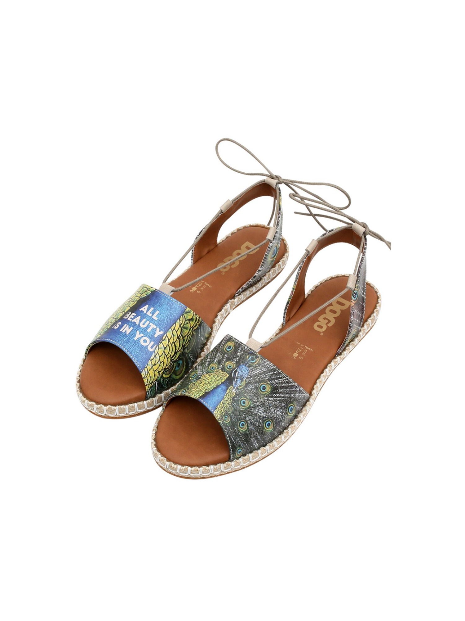 DOGO Sandale "Damen Hazel All Beauty Is In You Vegan Damen Sandalen/", Vega günstig online kaufen
