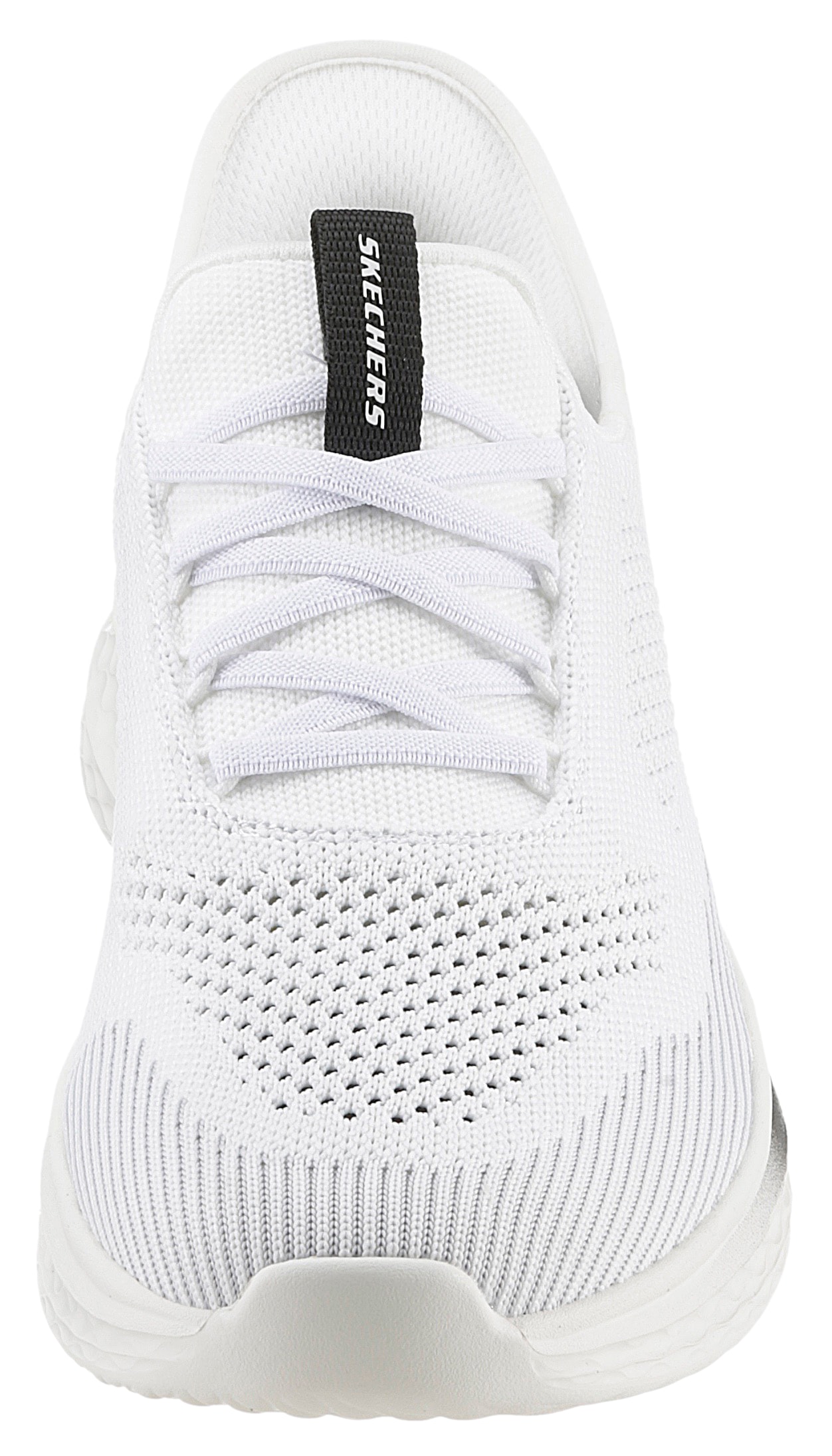 Skechers Slip-On Sneaker »SLADE-QUINTO«, Slipper, Freizeitschuh mit dezenten Kontrastbesatz