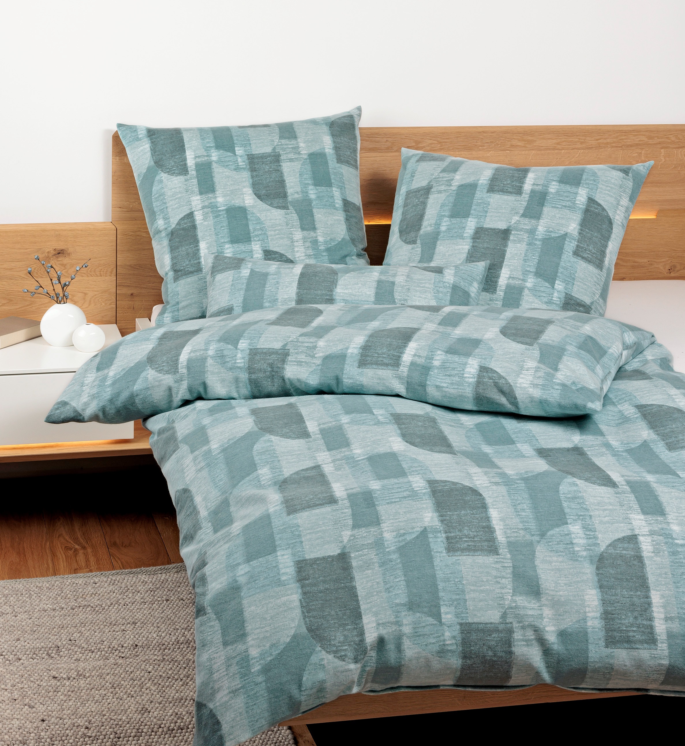 Janine Bettwäsche "Edelflanell78070 0" mit Reissverschluss günstig online kaufen