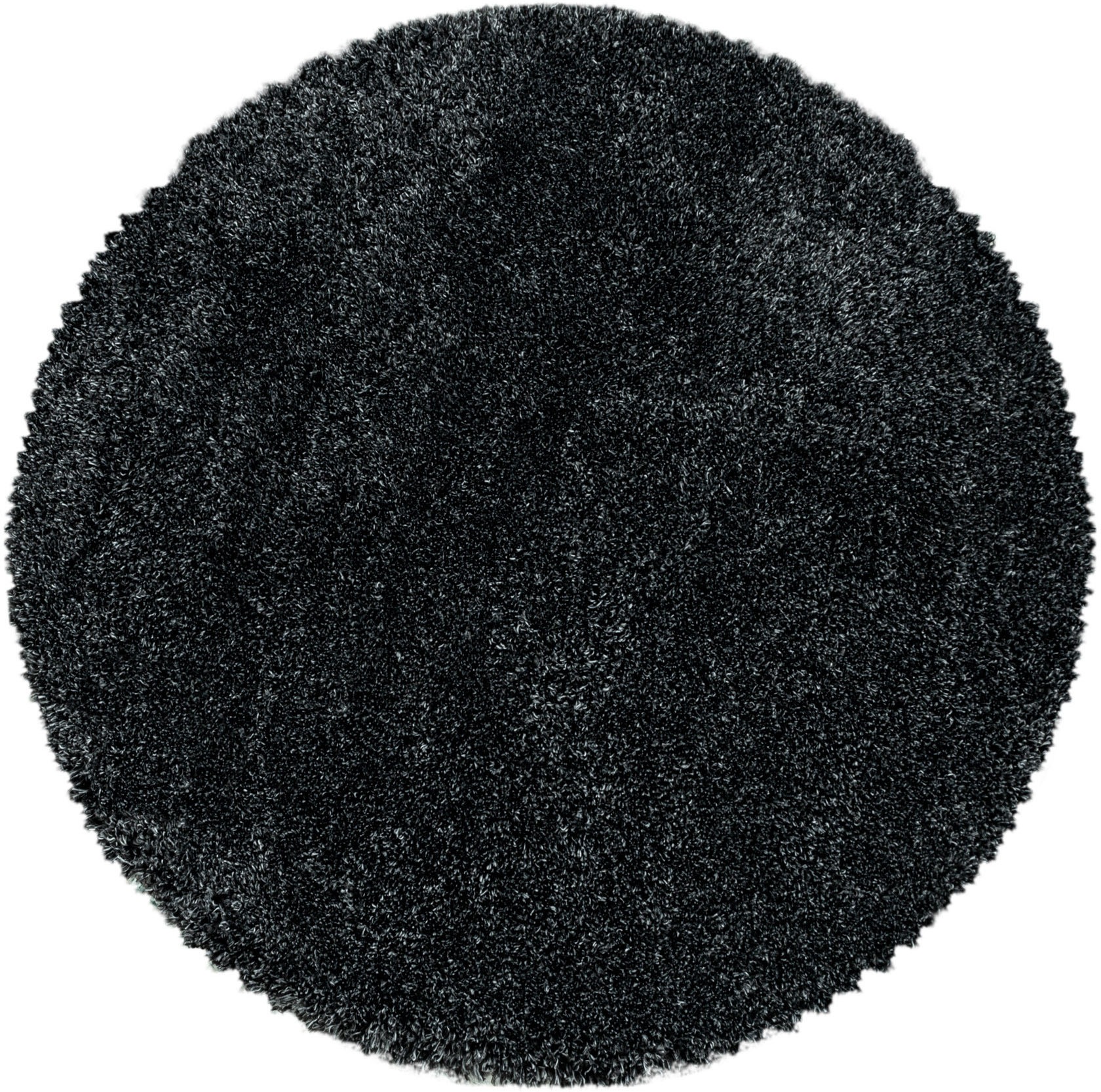 Ayyildiz Teppiche Hochflor-Teppich "FLUFFY 3500, auch als Läufer und in Rund" rund 50 mm Höhe Langflor, Shaggy, uni, robust, Wohnzimmer