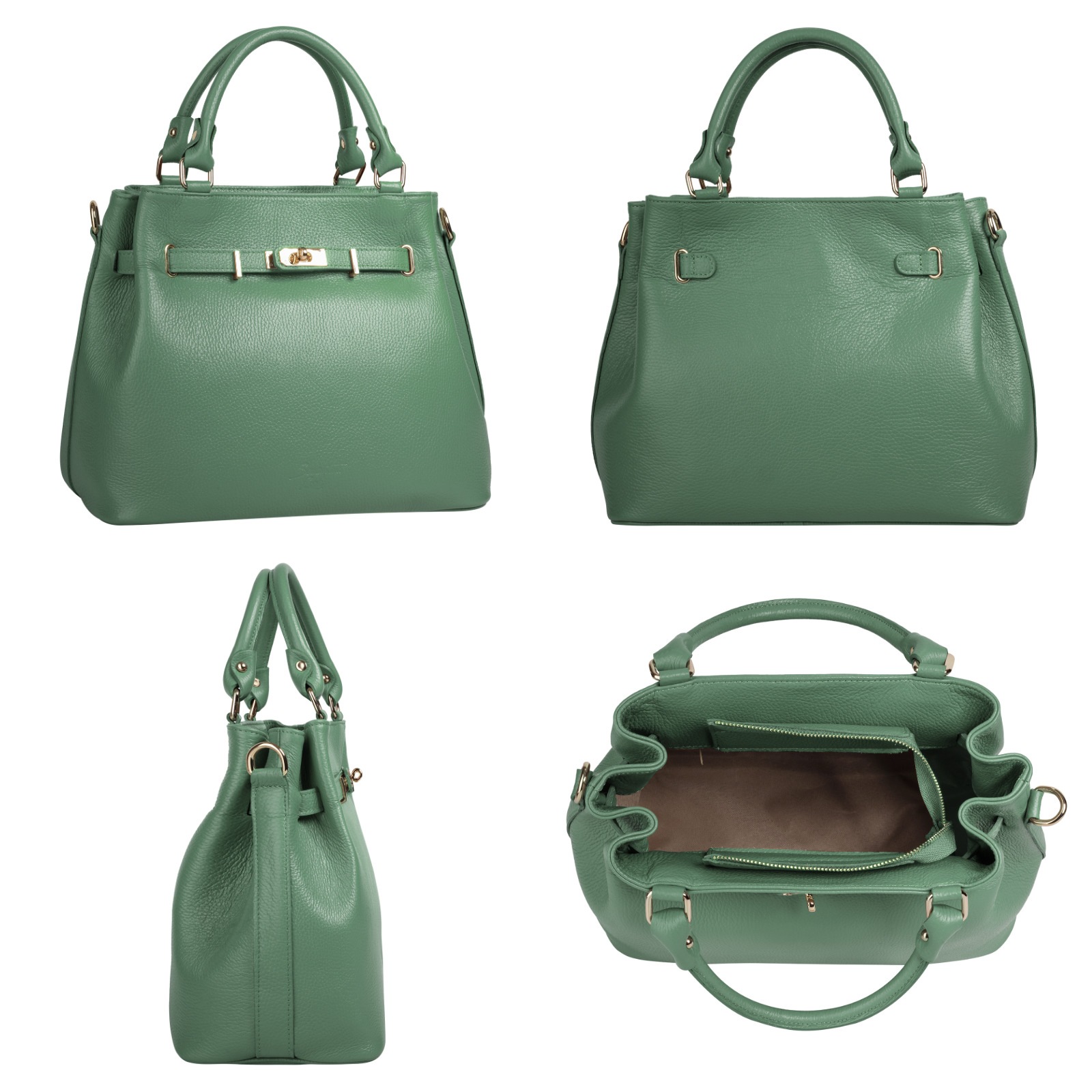 Samantha Look Henkeltasche, echt Leder, Made in Italy, geräumige Henkeltasc günstig online kaufen
