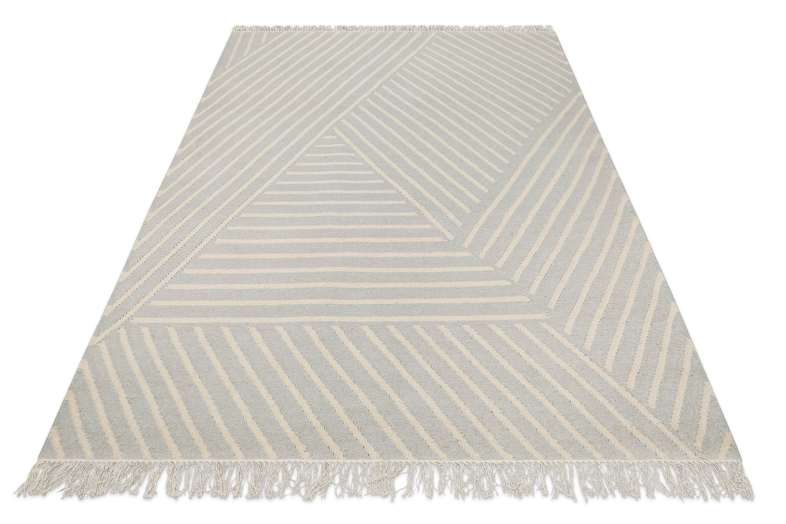 Thumbnail - Wecon home Teppich "Modern Pop" rechteckig 5 mm Höhe handgewebt, robust, strapazierfähig, skandinavisch, Naturfaser