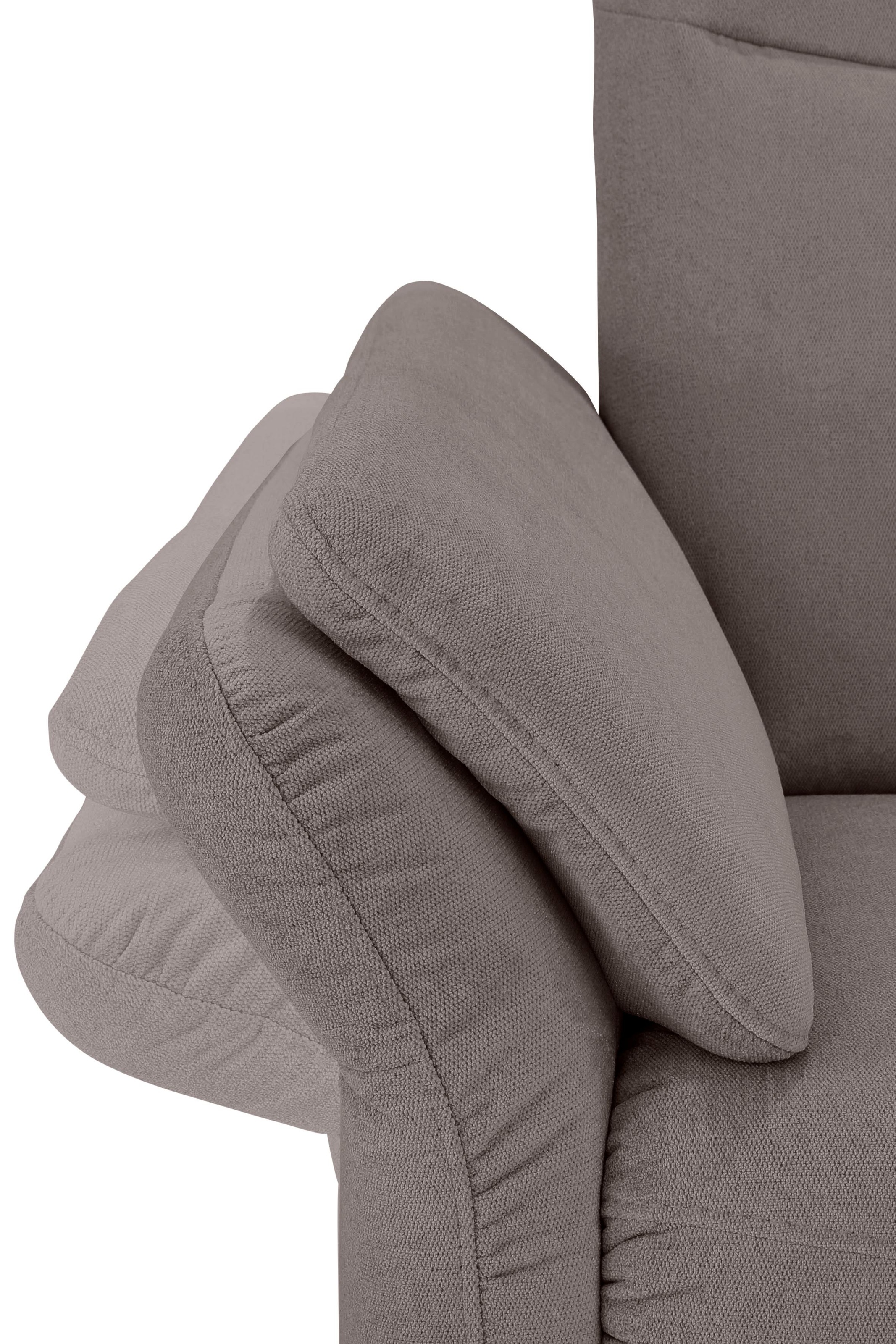 Home affaire Ecksofa »Tahoma L-Form«, mit Armlehnfunktion, wahlweise Bettfunktion, Schublade, Relaxfunktion