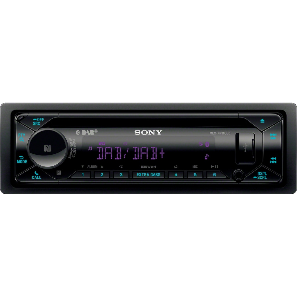 Sony Autoradio »MEXN7300KIT«, (Bluetooth Digitalradio (DAB+) 55 W)