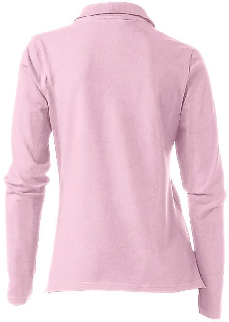 Poloshirt HEINE "Poloshirt", Damen, Gr. 42, rosa (rosé), 95% Baumwolle, 5% Elasthan, unifarben, Shirts 3