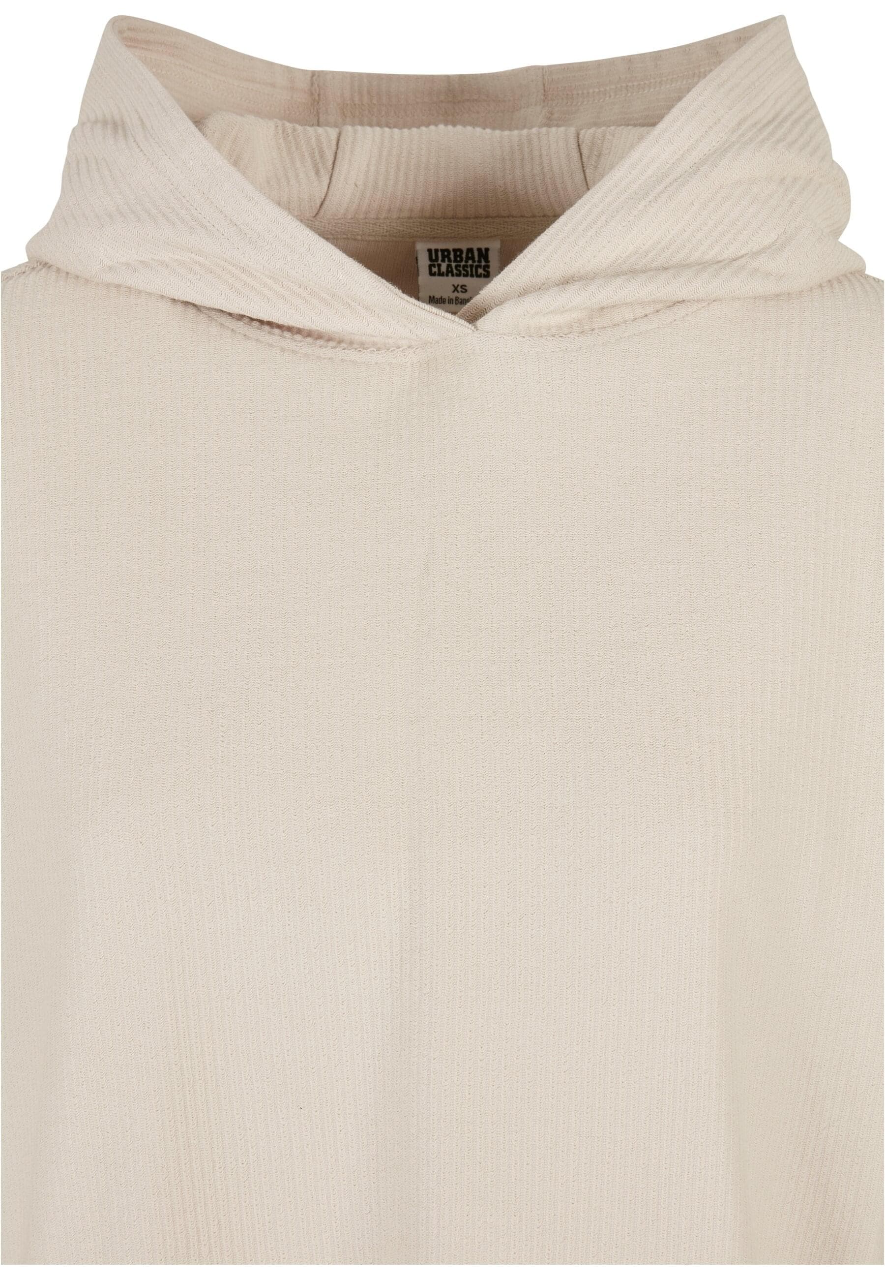 URBAN CLASSICS Kapuzenpullover »Urban Classics Damen Ladies Oversized Short Rib Hoody«, (1 tlg.)