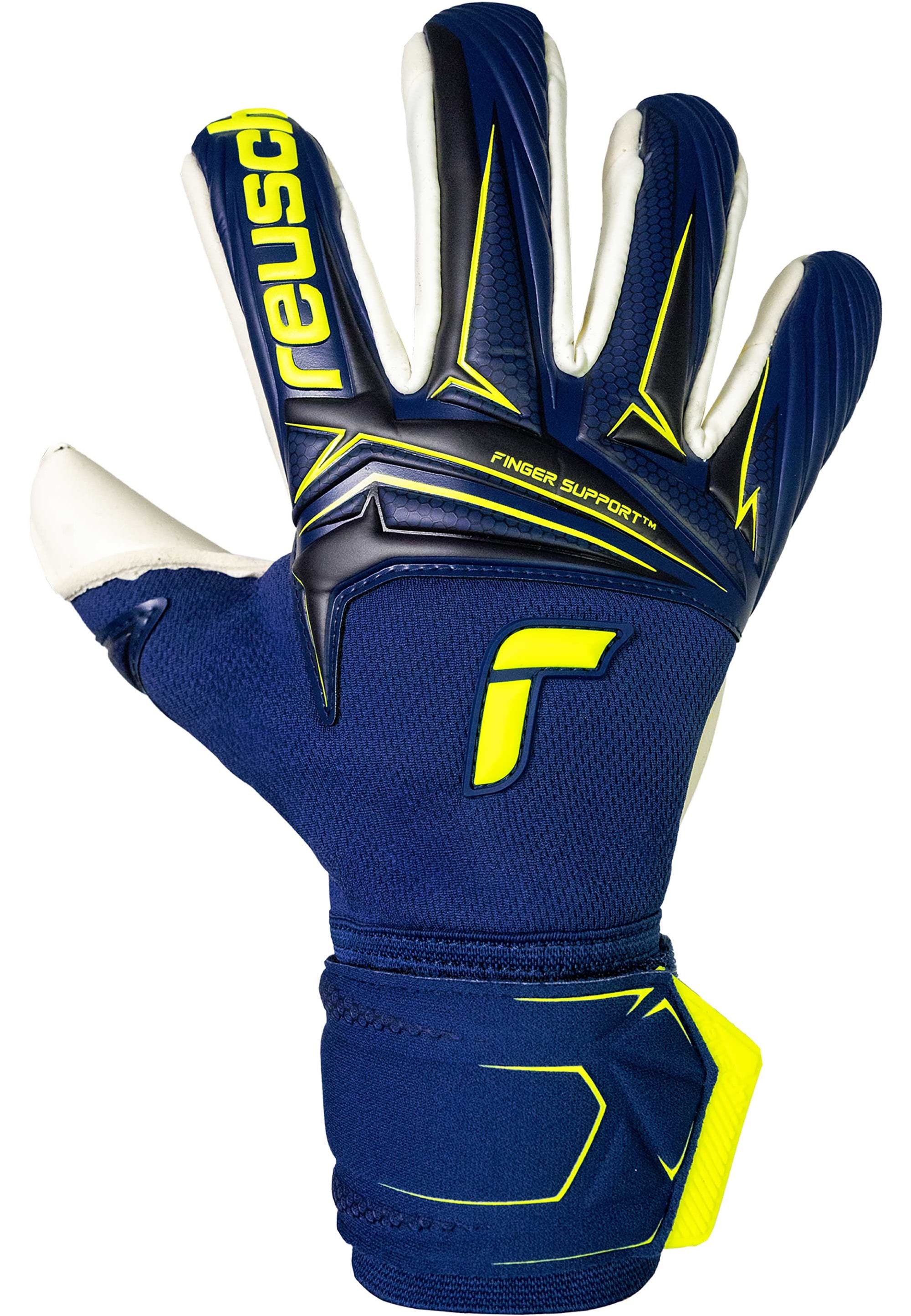 Reusch Torwarthandschuhe »Attrakt Duo Finger Support« mit integriertem Fingersupport-System