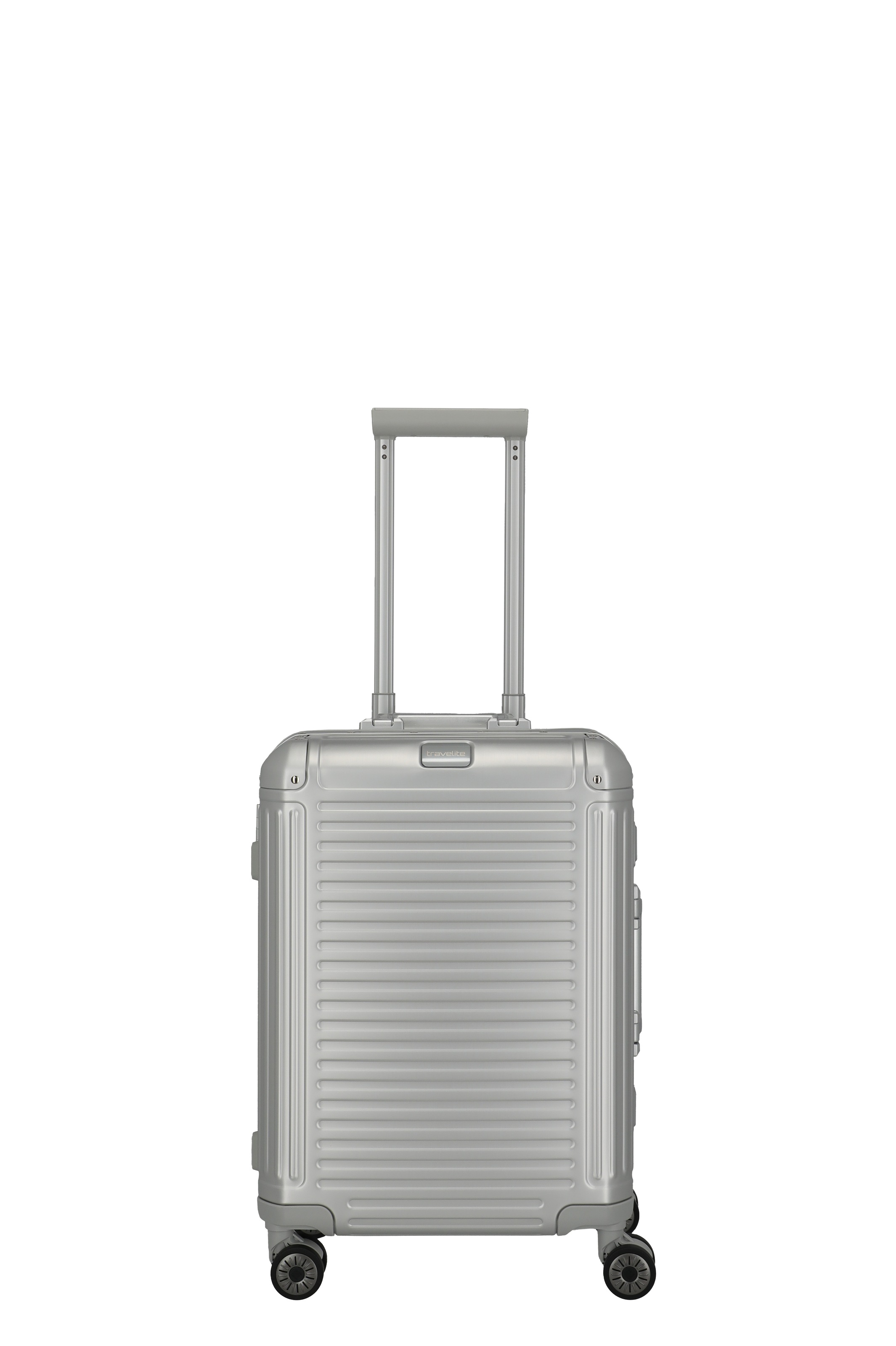 TRAVELITE Hartschalen-Trolley "NEXT Trunk Reisekoffer Aluminium", silber, Aluminium, Koffer, Koffer, mit extra großem Stauraum und stabilem Rahmen