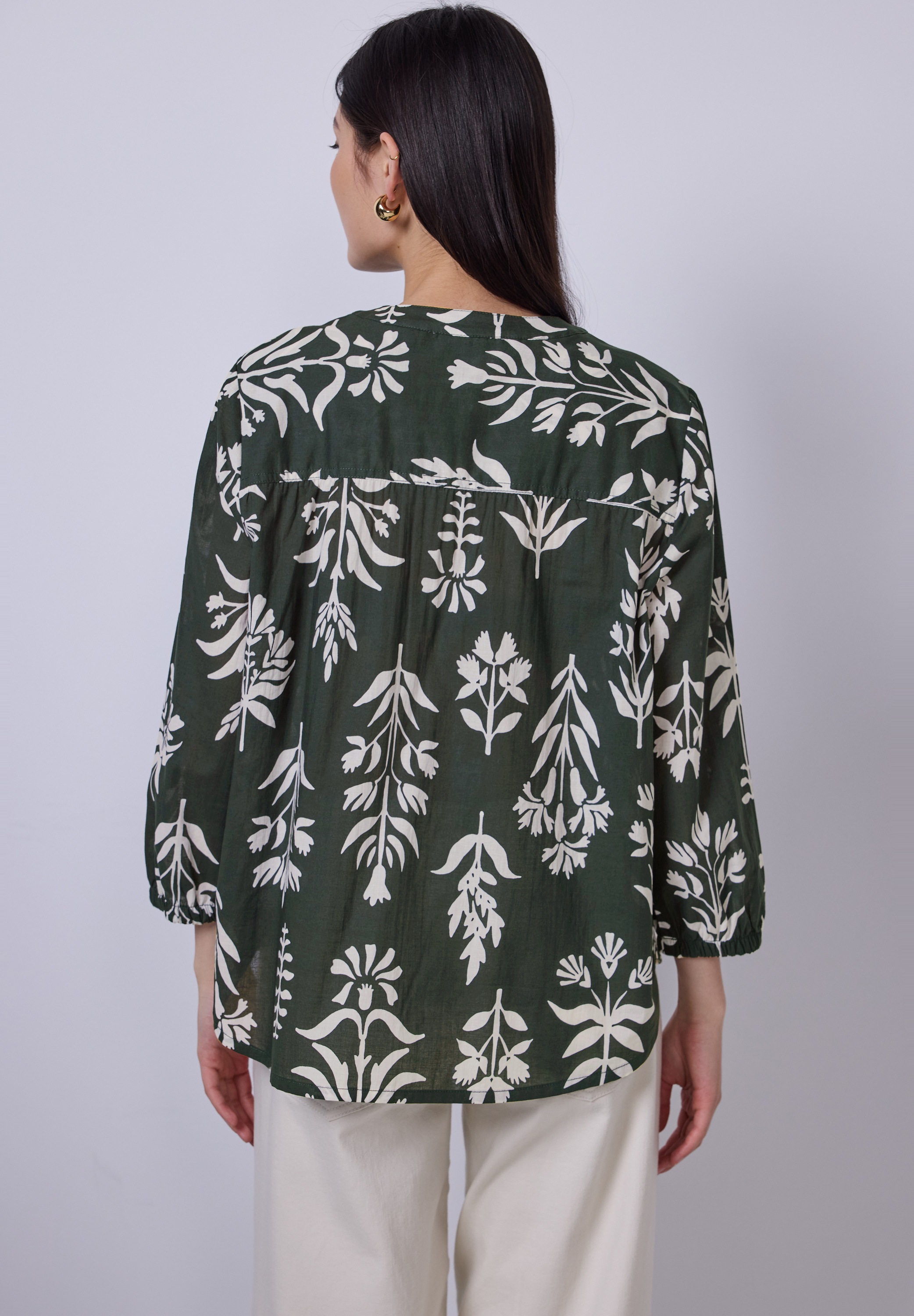 STREET ONE STUDIO Klassische Bluse, aus reiner Baumwolle günstig online kaufen