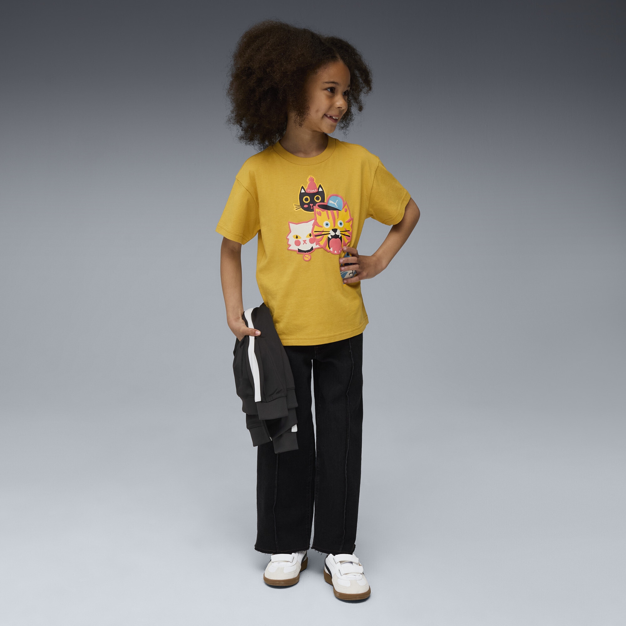 PUMA T-Shirt »Moody Cat Graphic T-Shirt II Kinder«