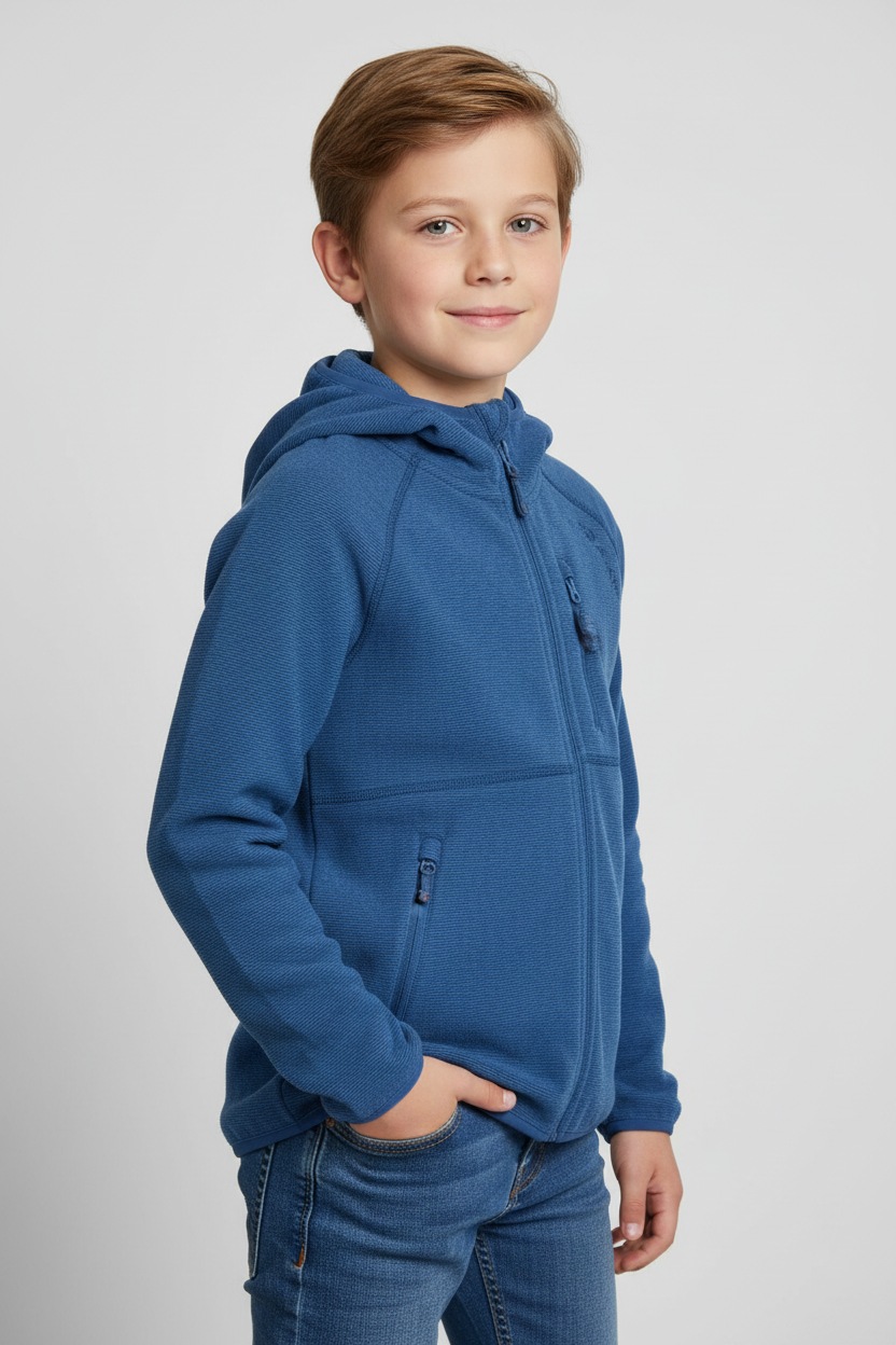 TROLLKIDS Fleecejacke "Kids Sandefjord Jacket" für Kinder und Jugendliche, mit Reißverschluss, wasserabweisend