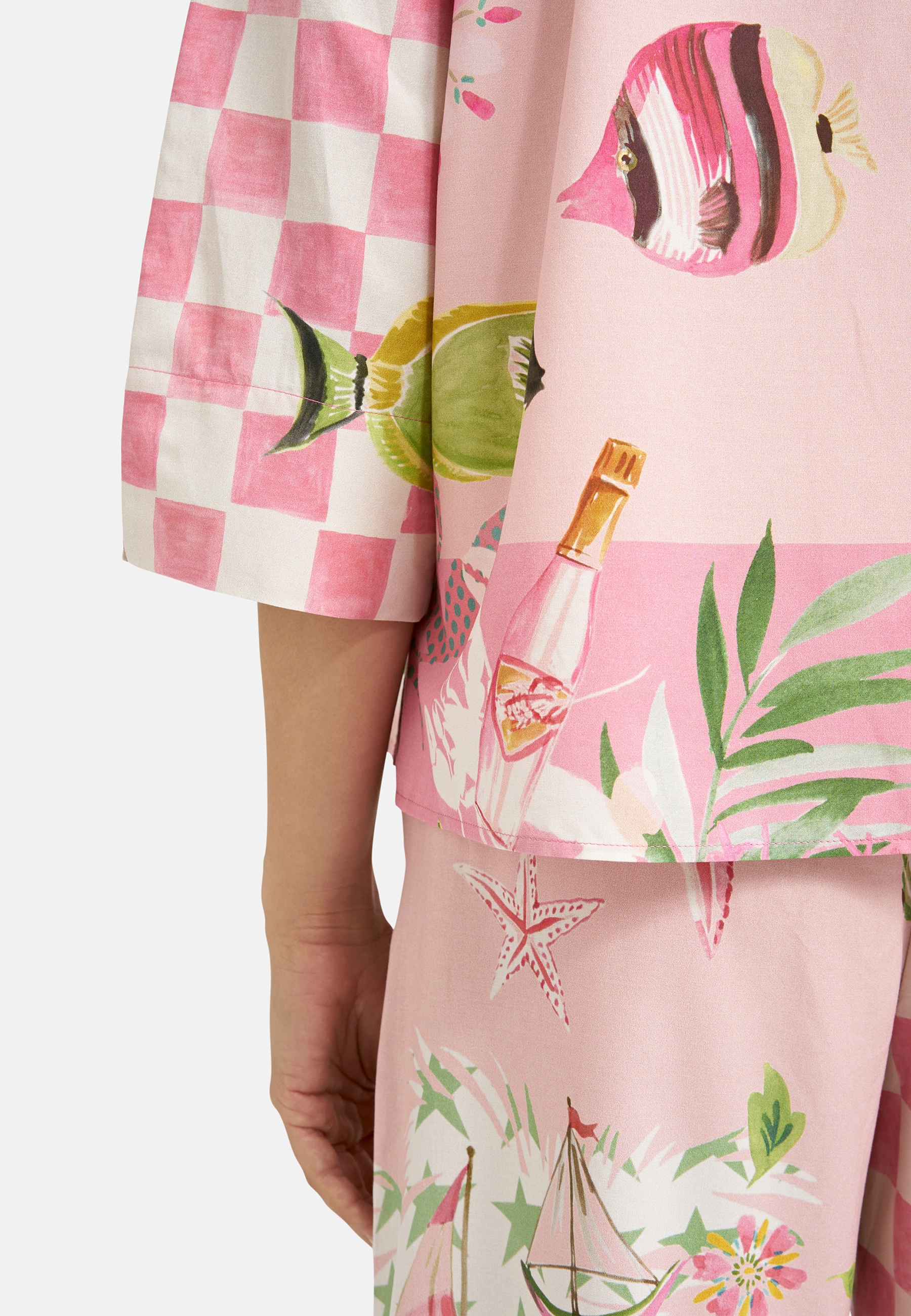 Smith & Soul Kurzarmbluse mit All Over Print