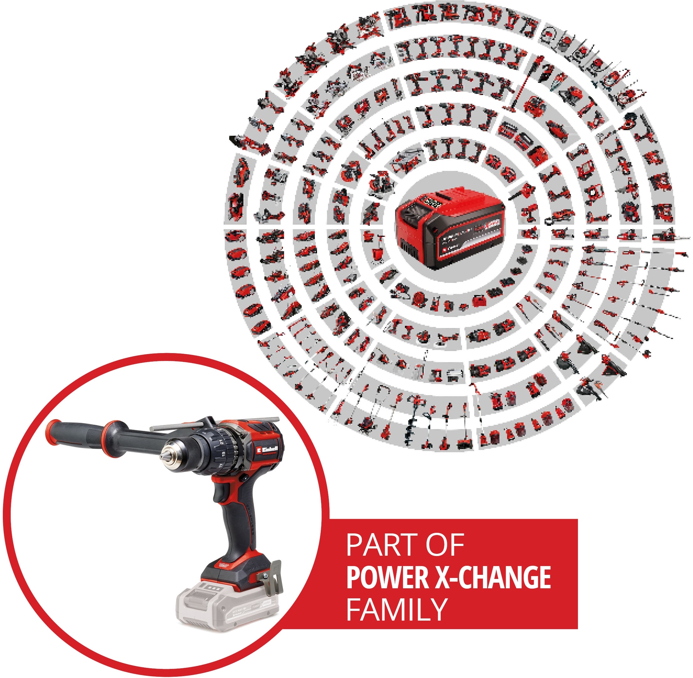 Einhell Akku-Schlagbohrschrauber »TP-CD 18/120 Li-i BL - Solo«, Mitglied der Power X-Change Familie, ohne Akku